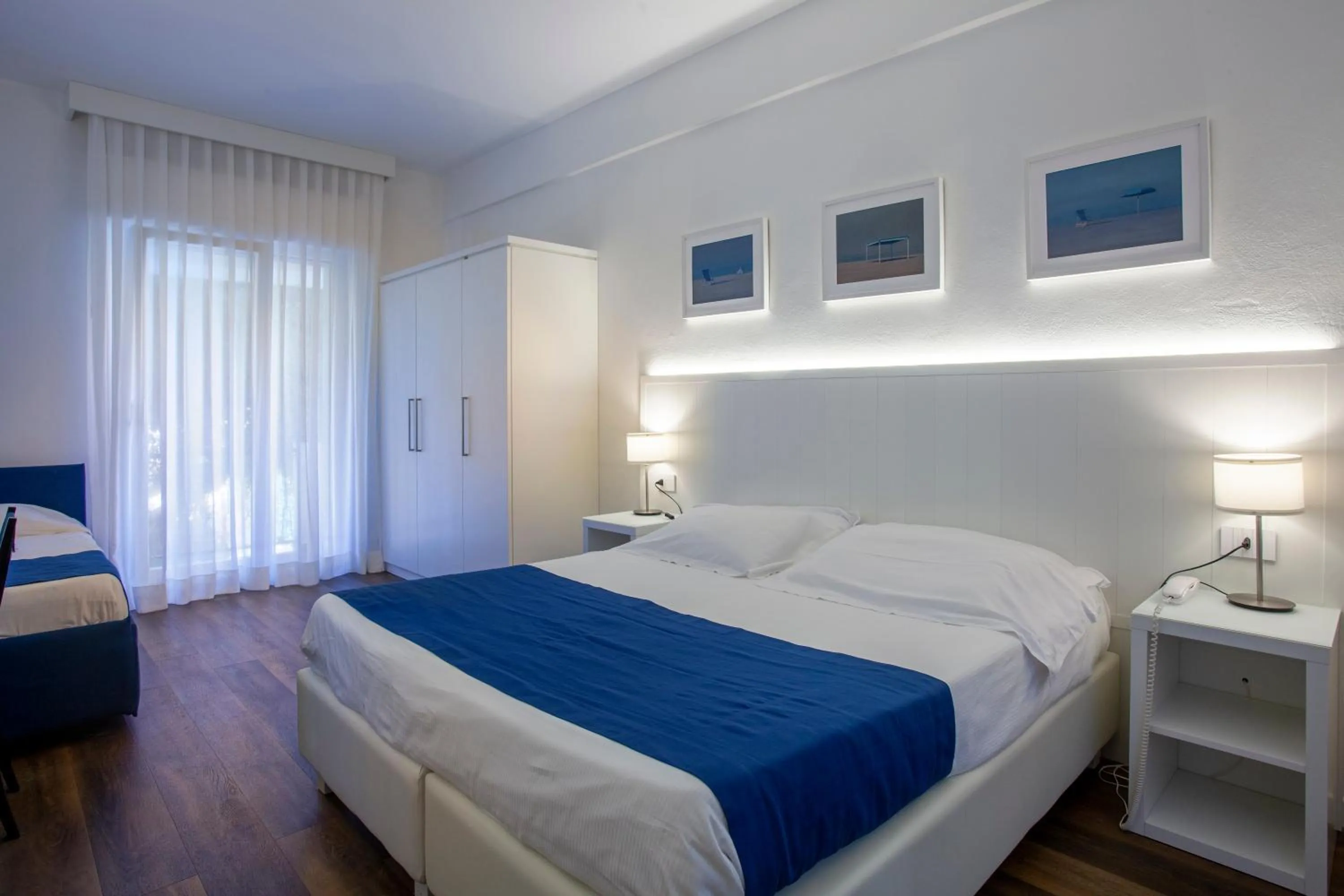 Bed in Hotel Tarabella