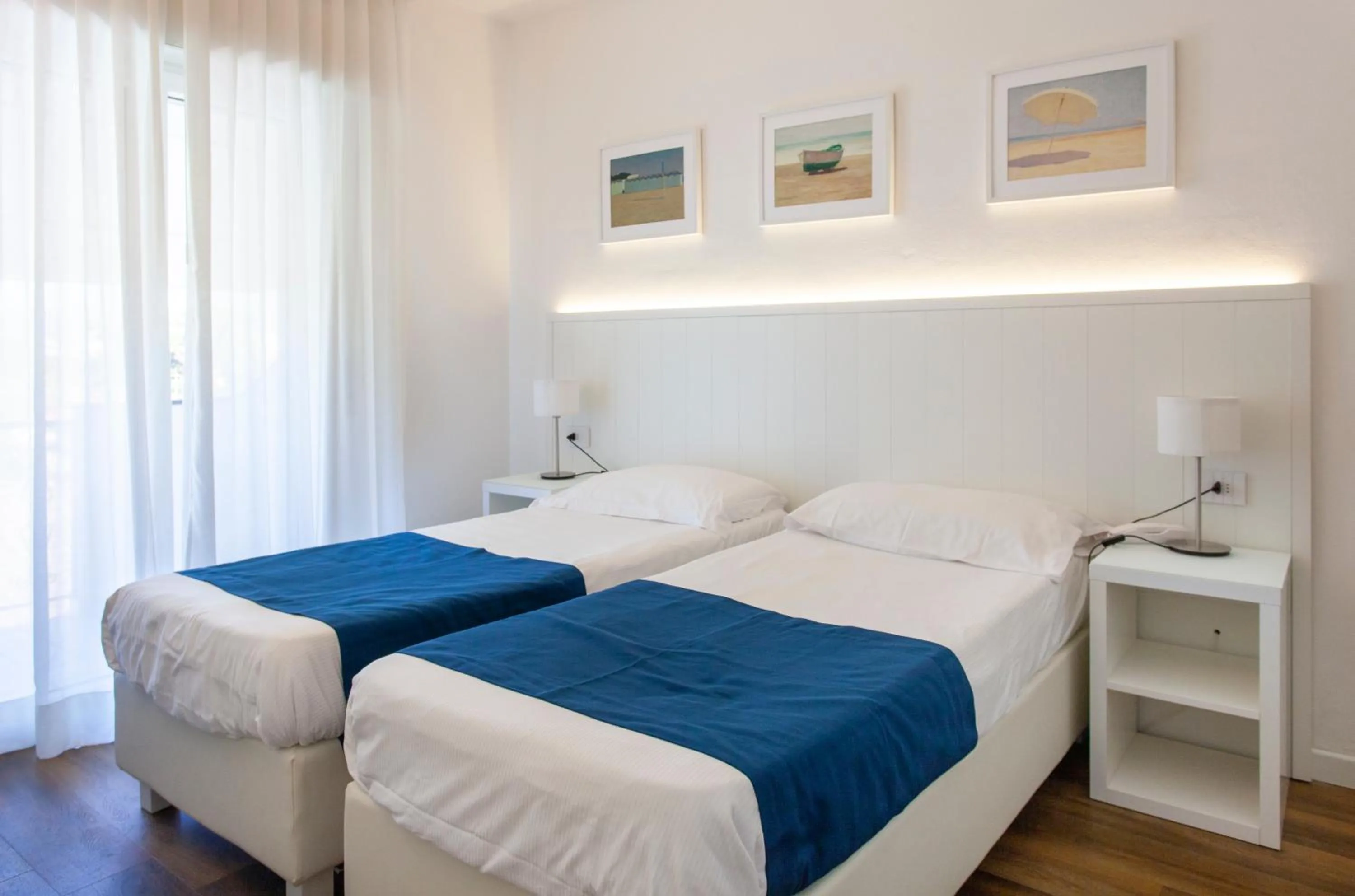 Bed in Hotel Tarabella