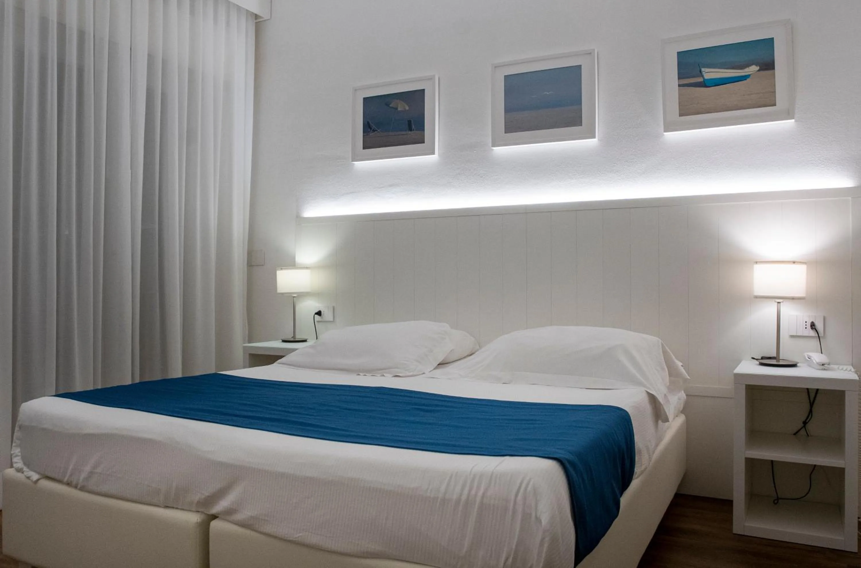 Bed in Hotel Tarabella