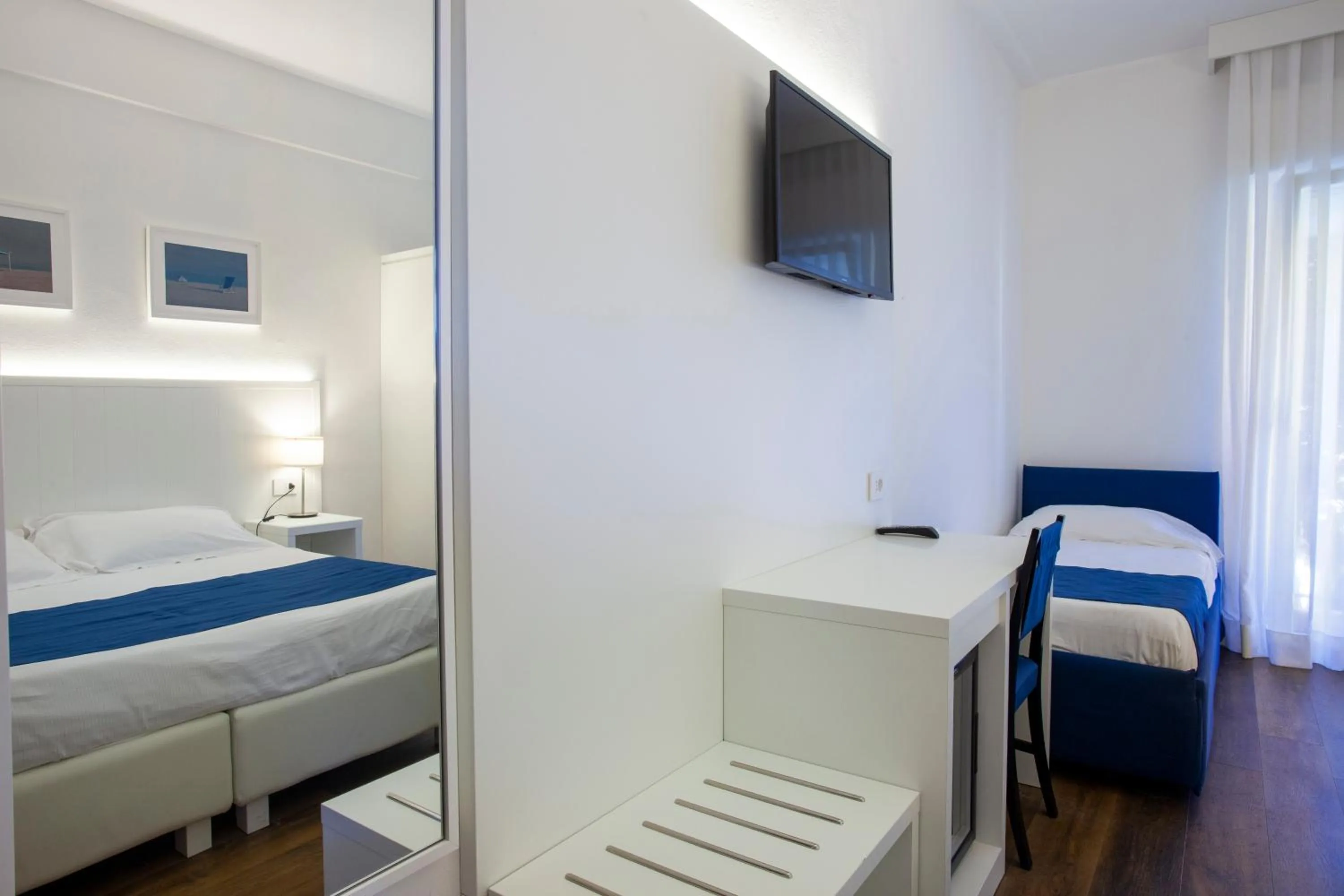 Bed in Hotel Tarabella