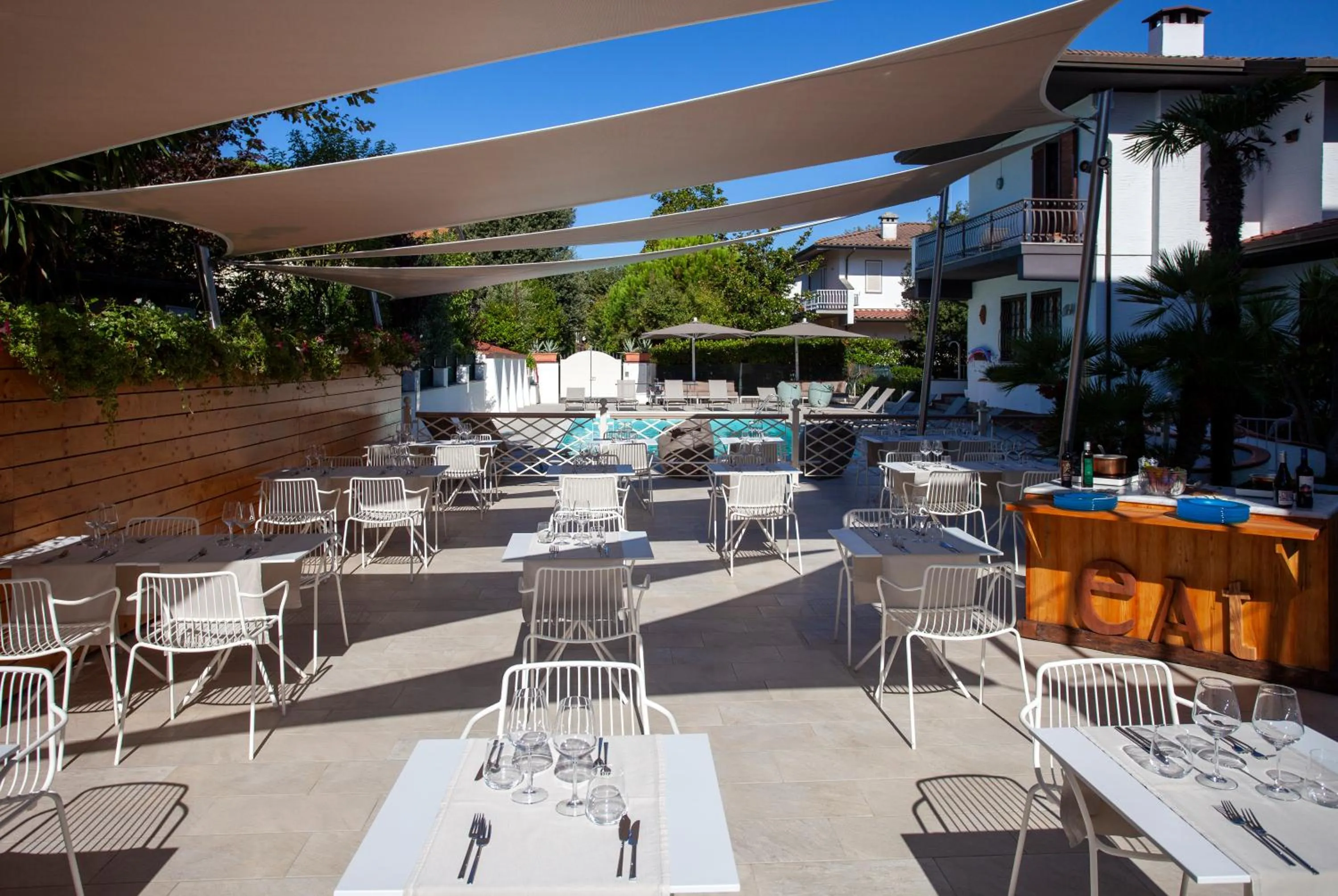 Patio in Hotel Tarabella