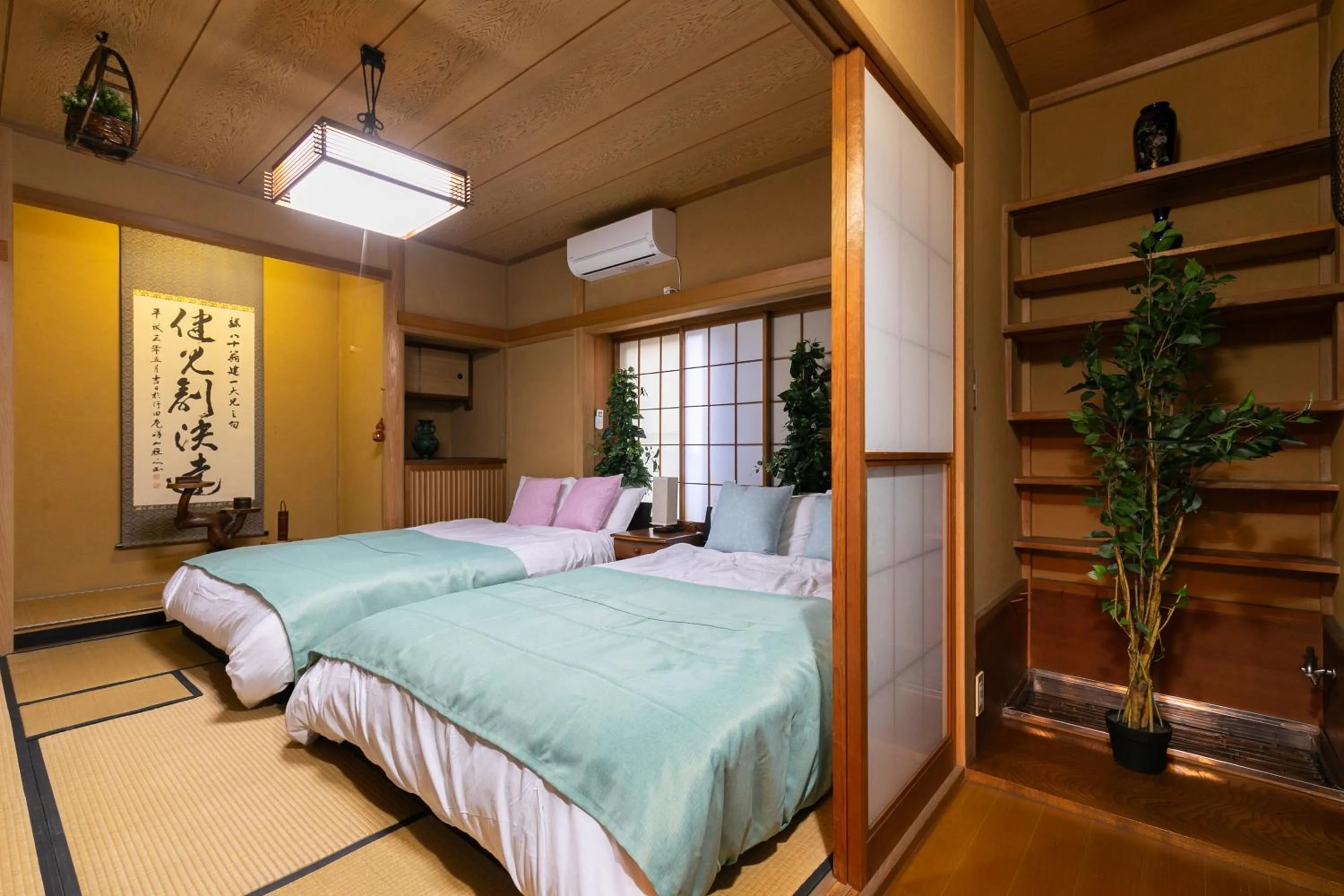 Bed in Shinjuku Japanese-style two storey house