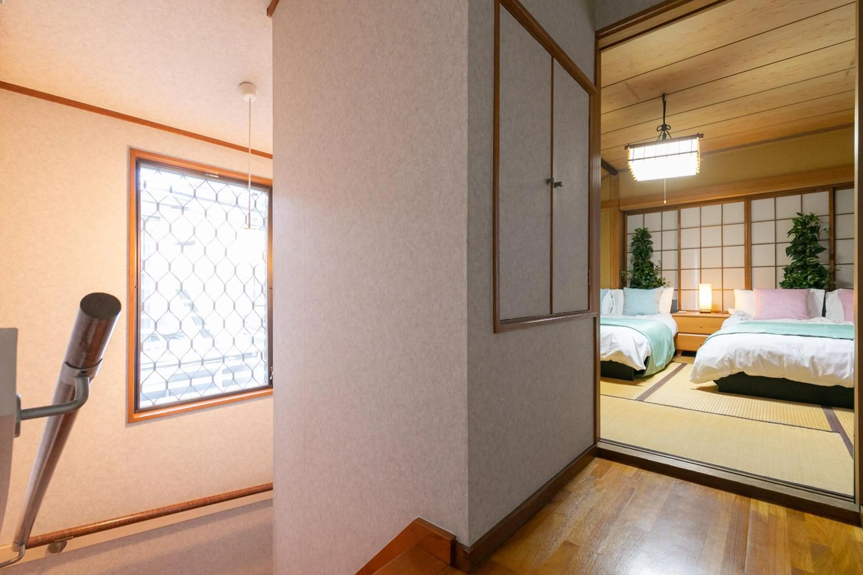 Bed in Shinjuku Japanese-style two storey house
