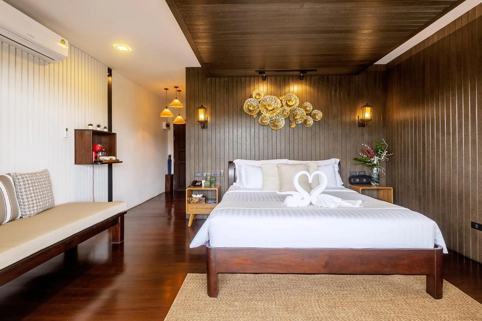 Bed in Grand Kokkod Khao Kho Resort