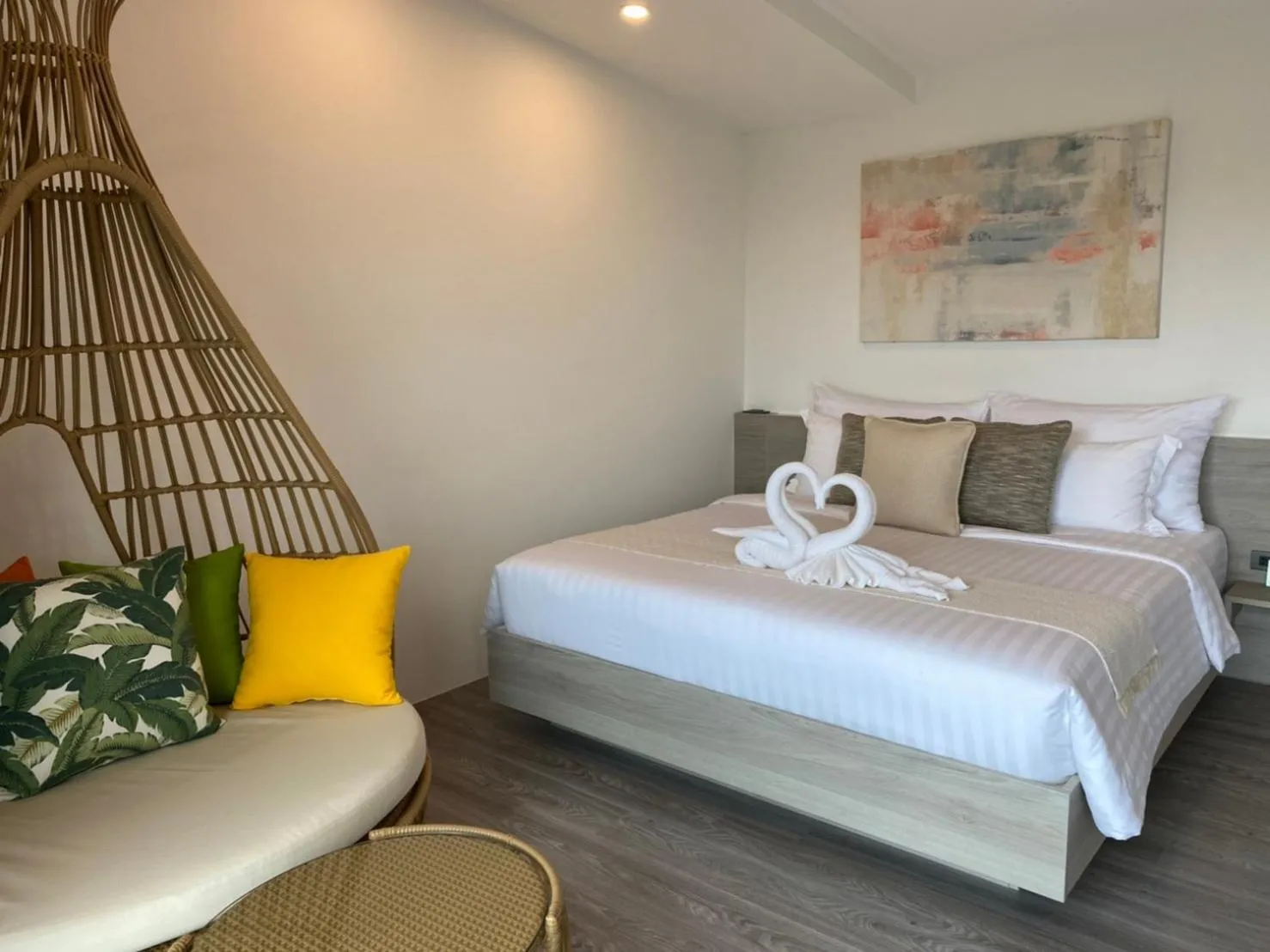 Bed in Grand Kokkod Khao Kho Resort