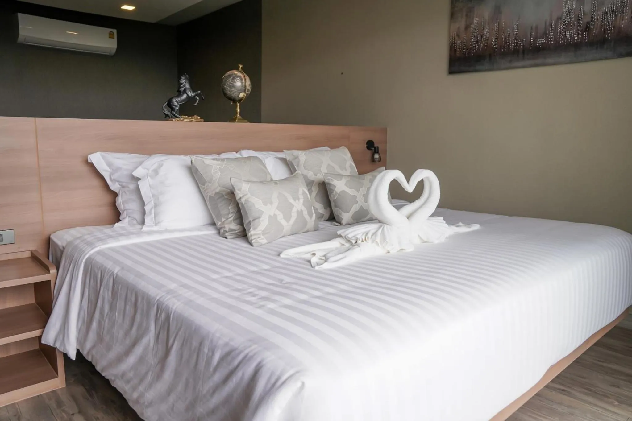 Bed in Grand Kokkod Khao Kho Resort