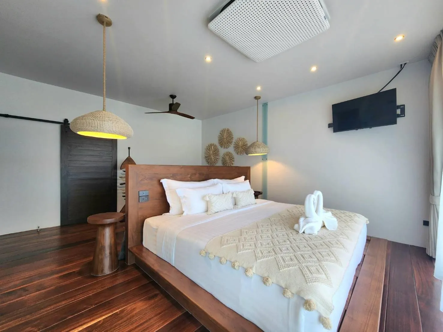 Bed in Grand Kokkod Khao Kho Resort