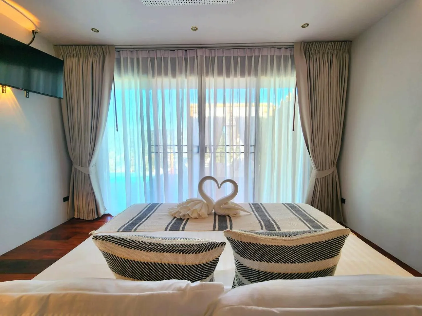 Bed in Grand Kokkod Khao Kho Resort