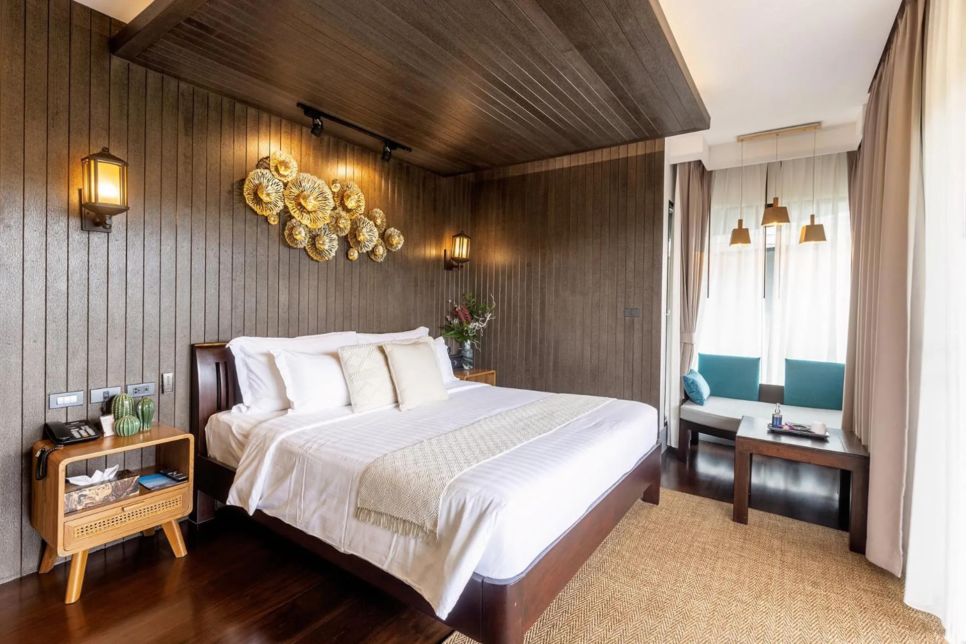 Bed in Grand Kokkod Khao Kho Resort