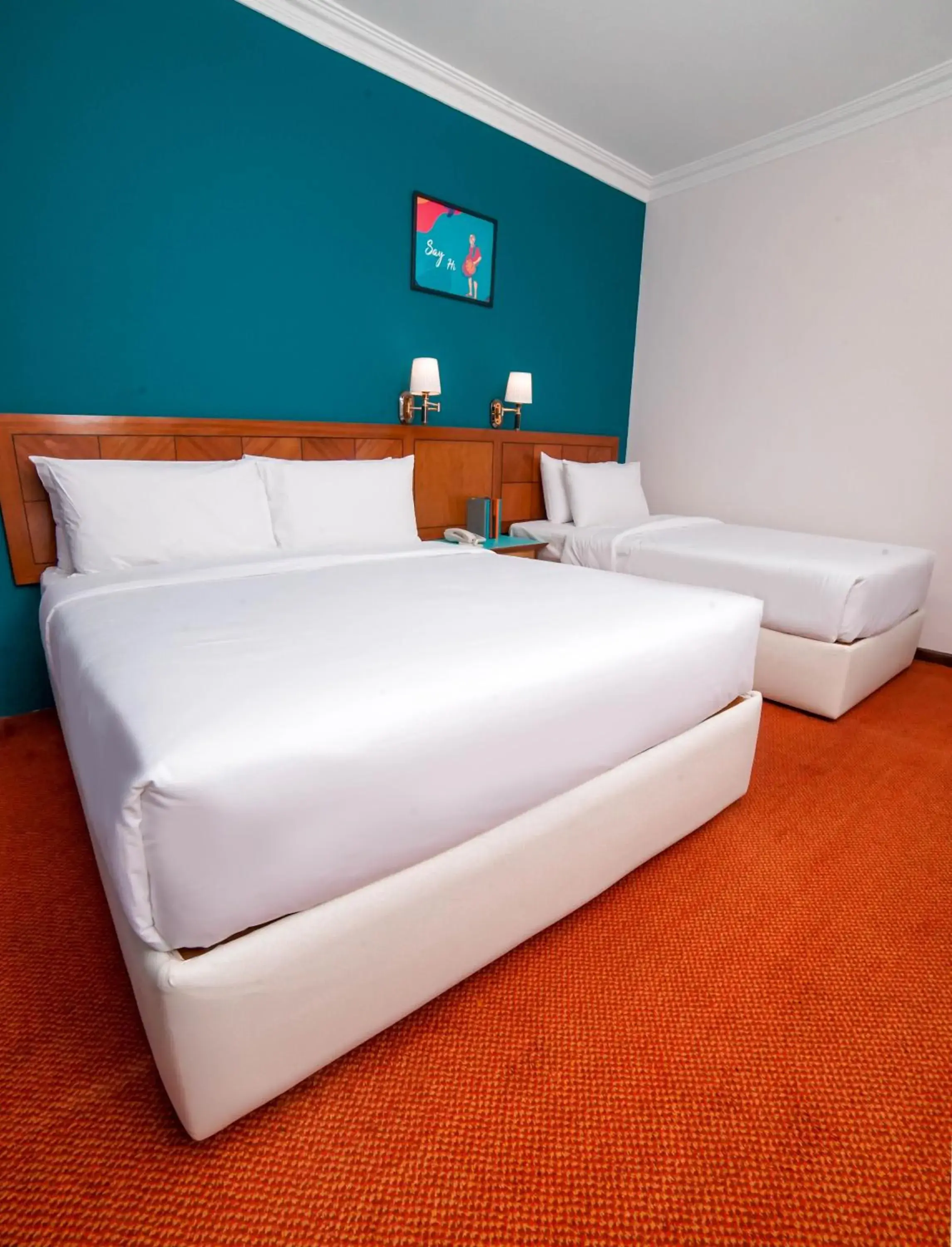 Bed in JO Hotel Johor Bahru Bed in JO Hotel Johor Bahru