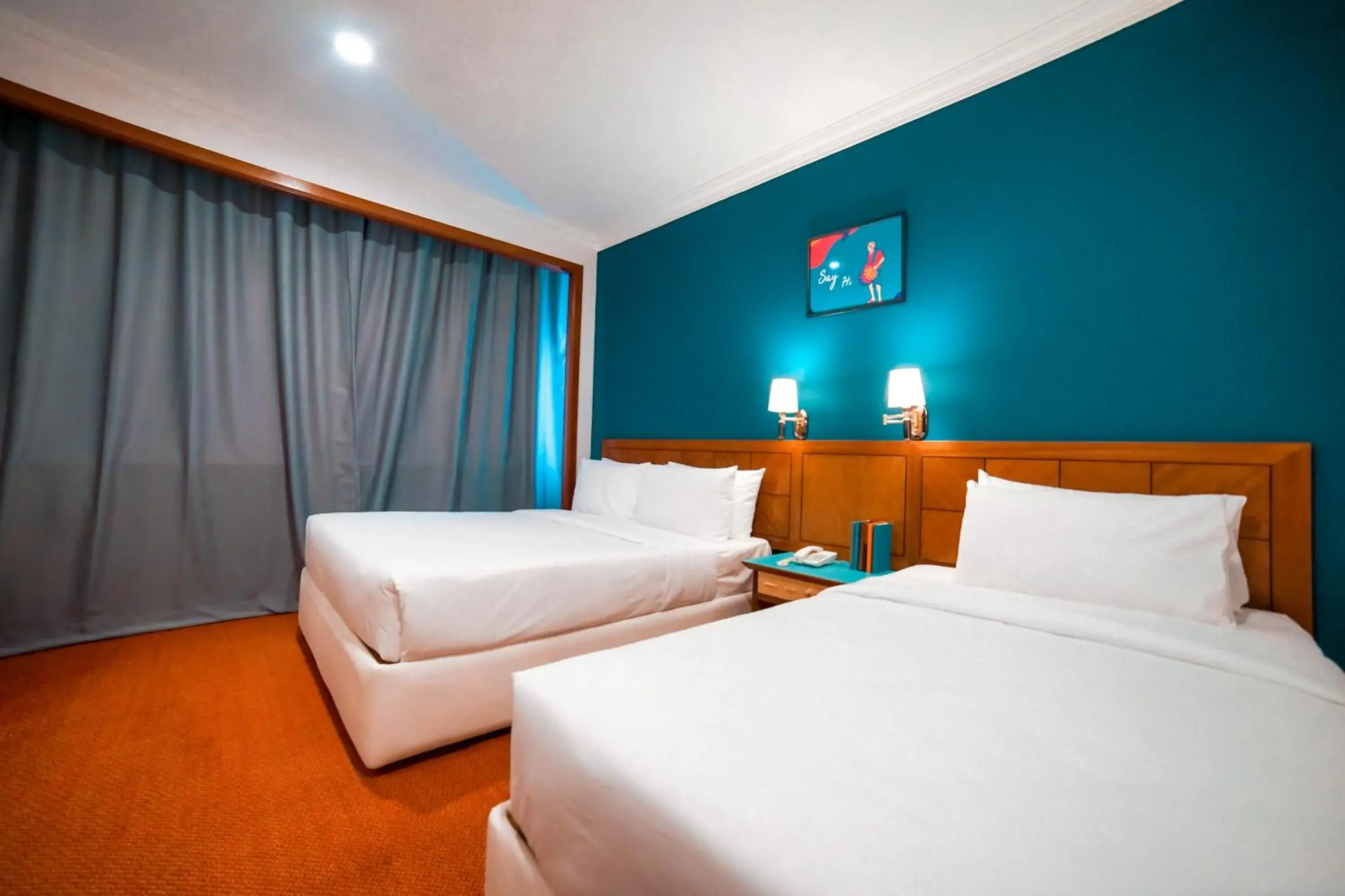 Bed in Kingston Hotel 21 - JO Hotel Johor Bahru Bed in Kingston Hotel 21 - JO Hotel Johor Bahru