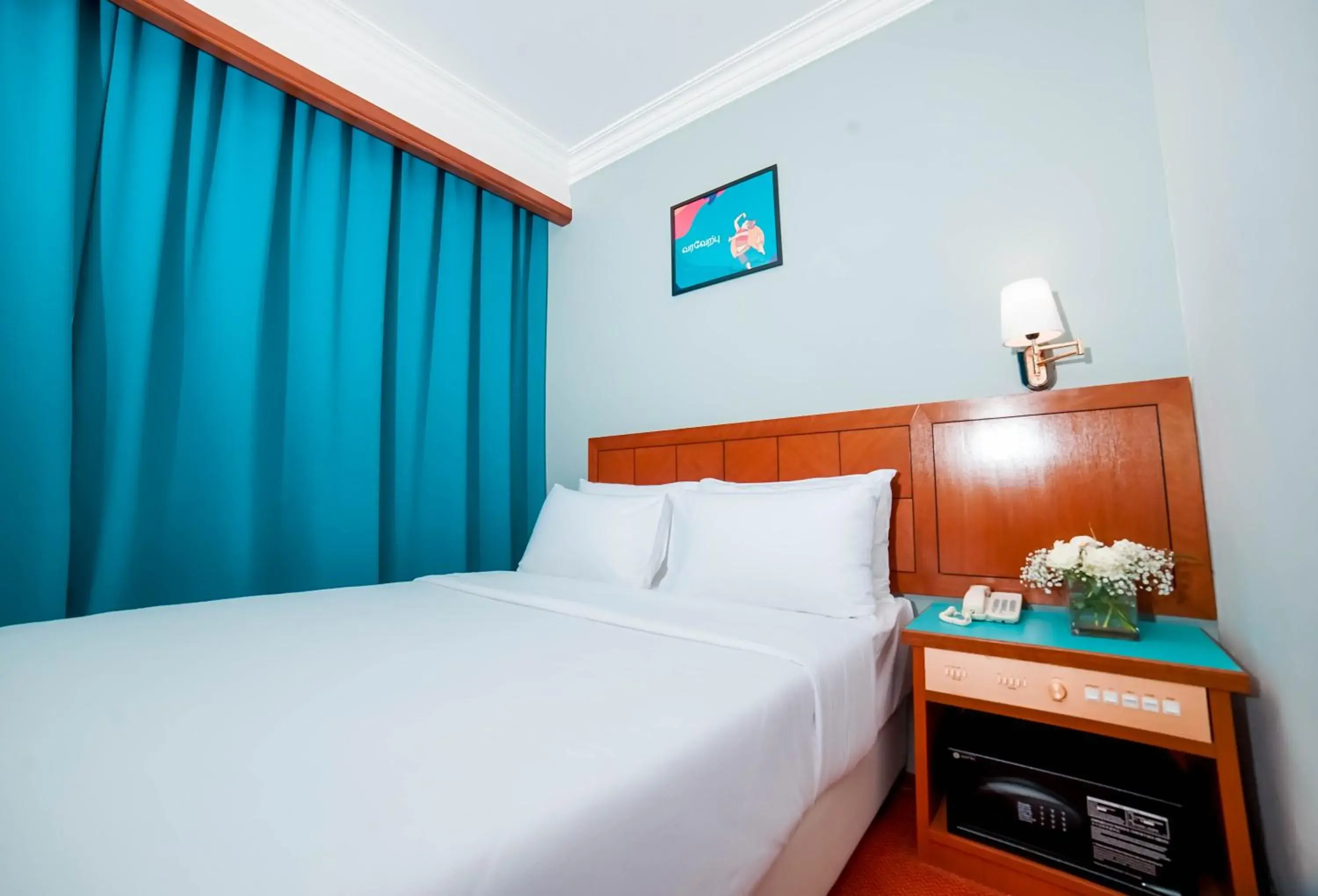 Bed in JO Hotel Johor Bahru Bed in JO Hotel Johor Bahru