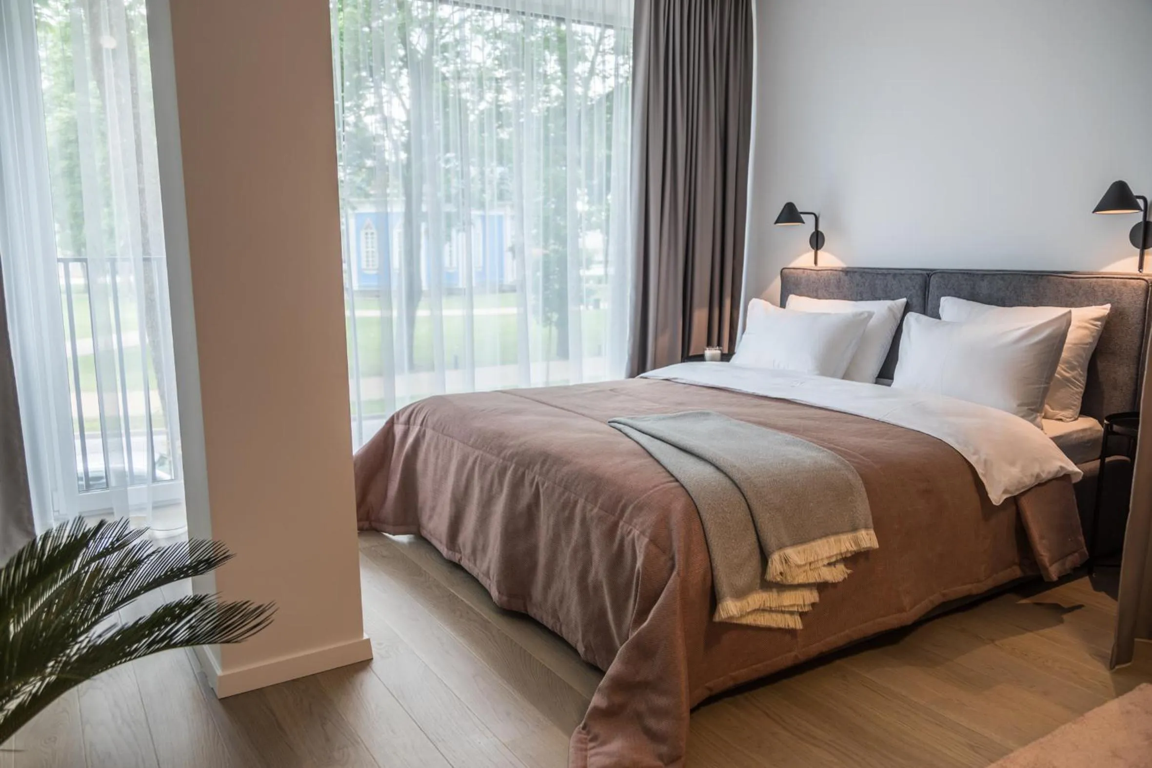 Bed in Apartment Hotel Laisve