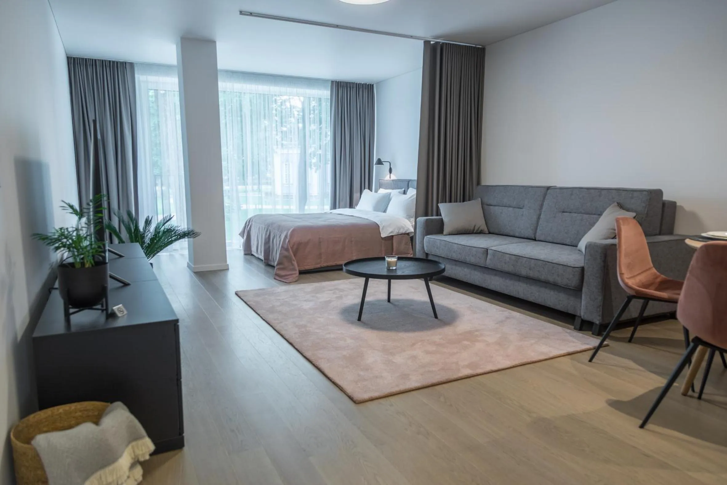 Bed in Apartment Hotel Laisve