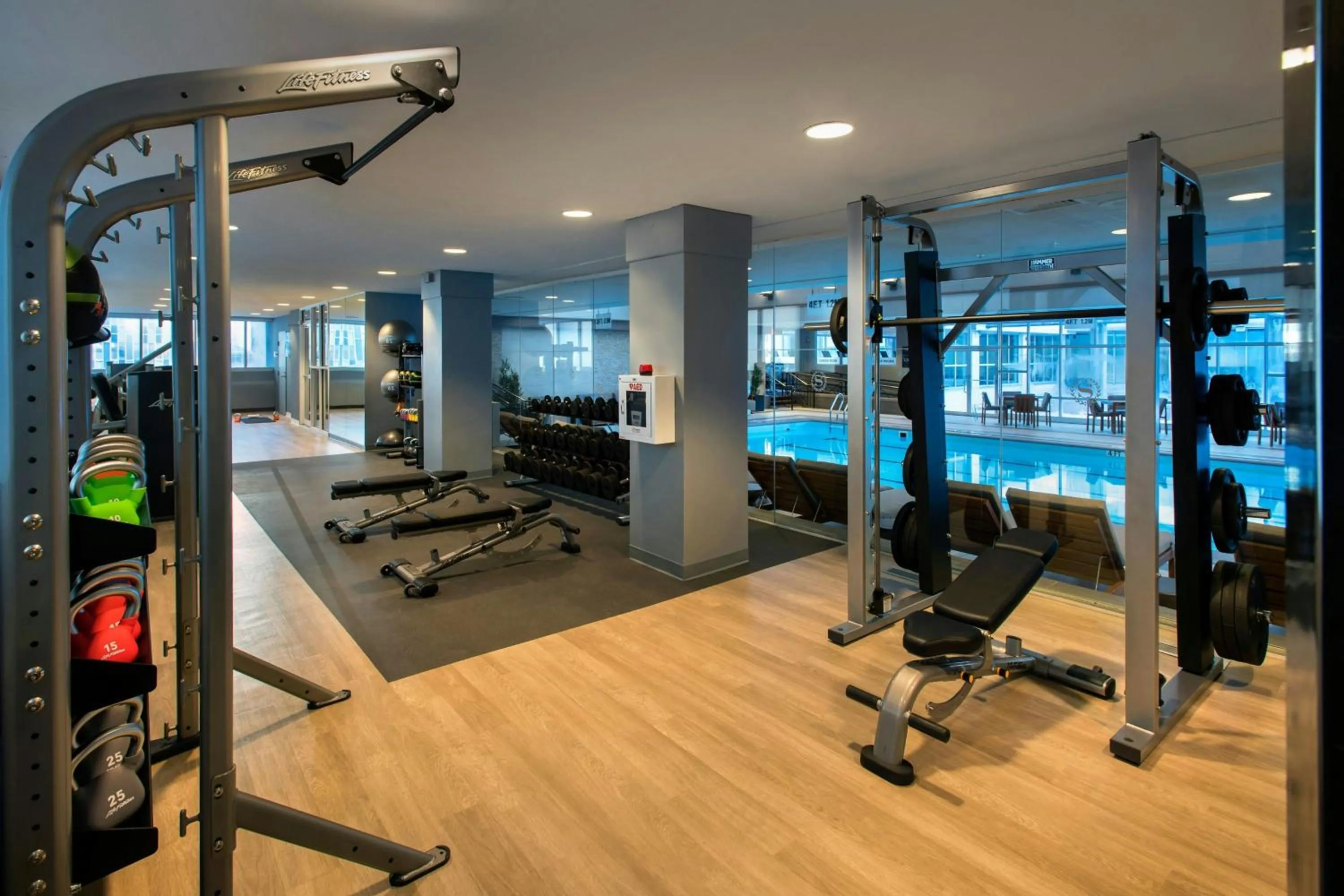 Fitness centre/facilities in Sheraton Boston Hotel