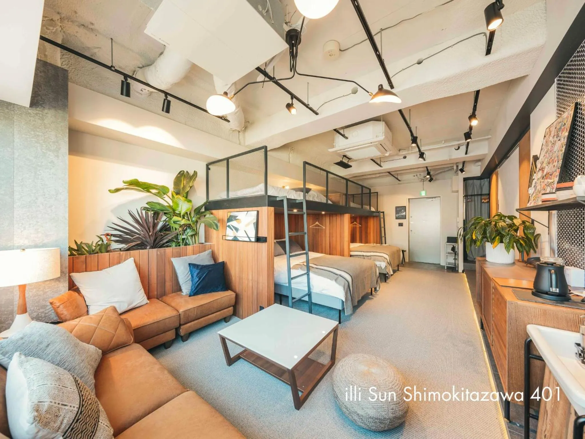 Bed in illi Sun Shimokitazawa