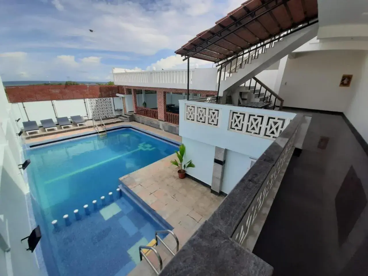 Pool view in BAY INN Pool view in BAY INN