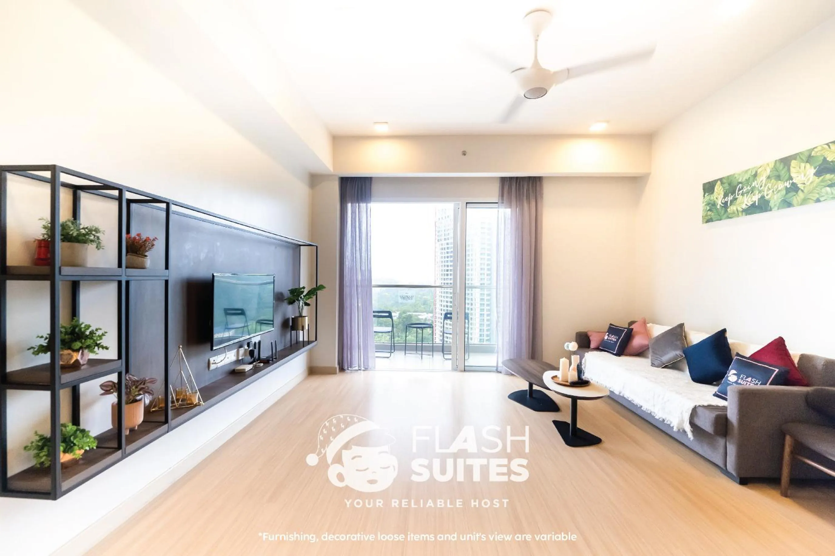 Living room, Bed in Windmill Upon Hills Premium Suites Genting Highland