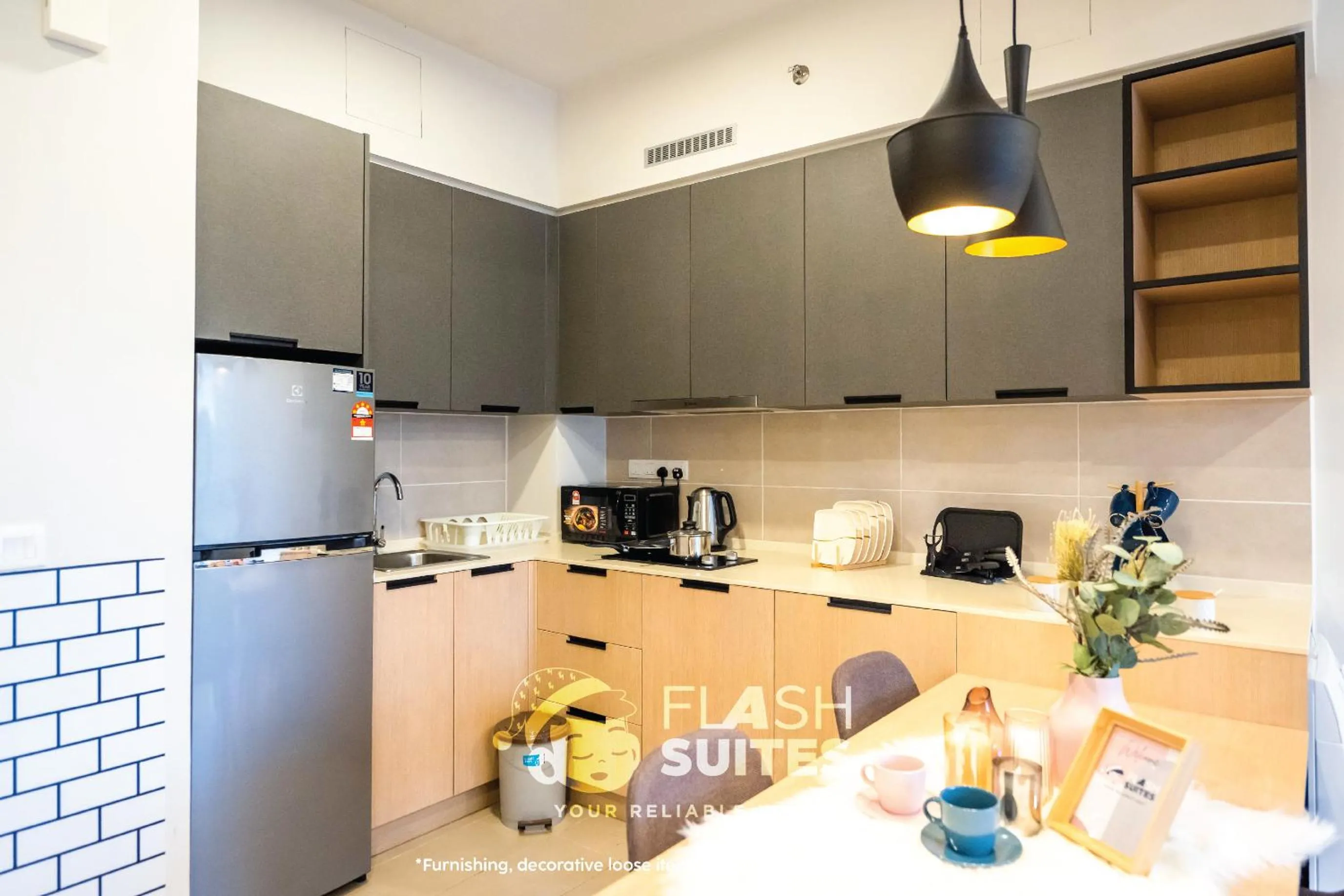 Kitchen or kitchenette in Windmill Upon Hills Premium Suites Genting Highland