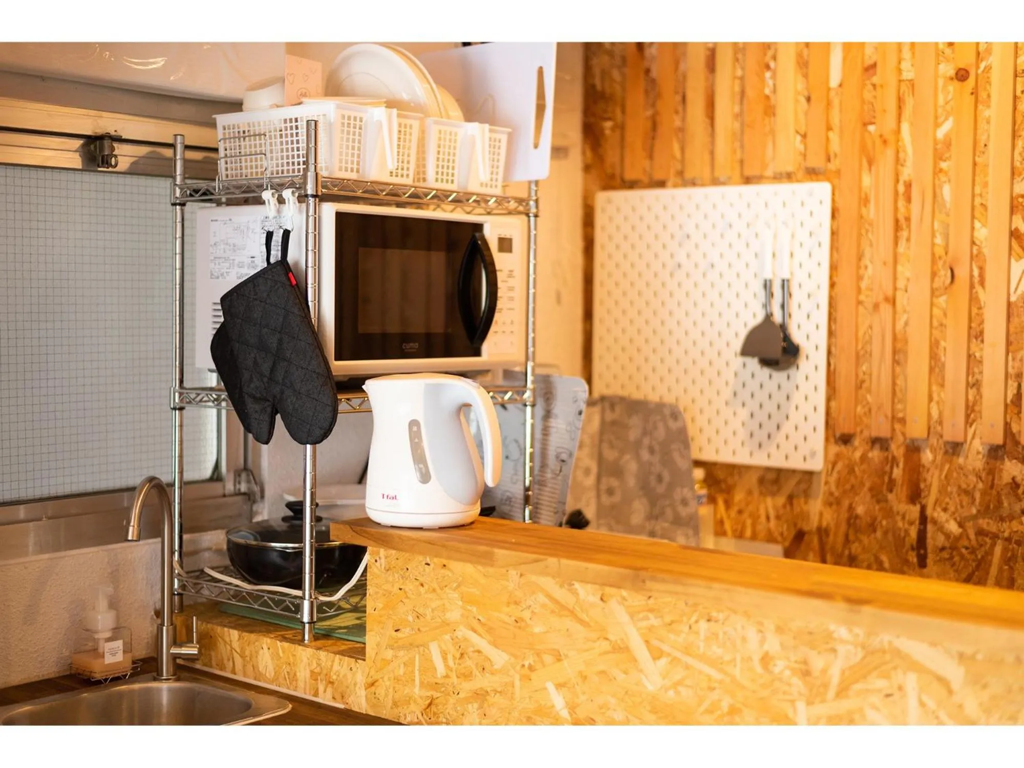 Communal kitchen in Oyado Kien Ryogoku