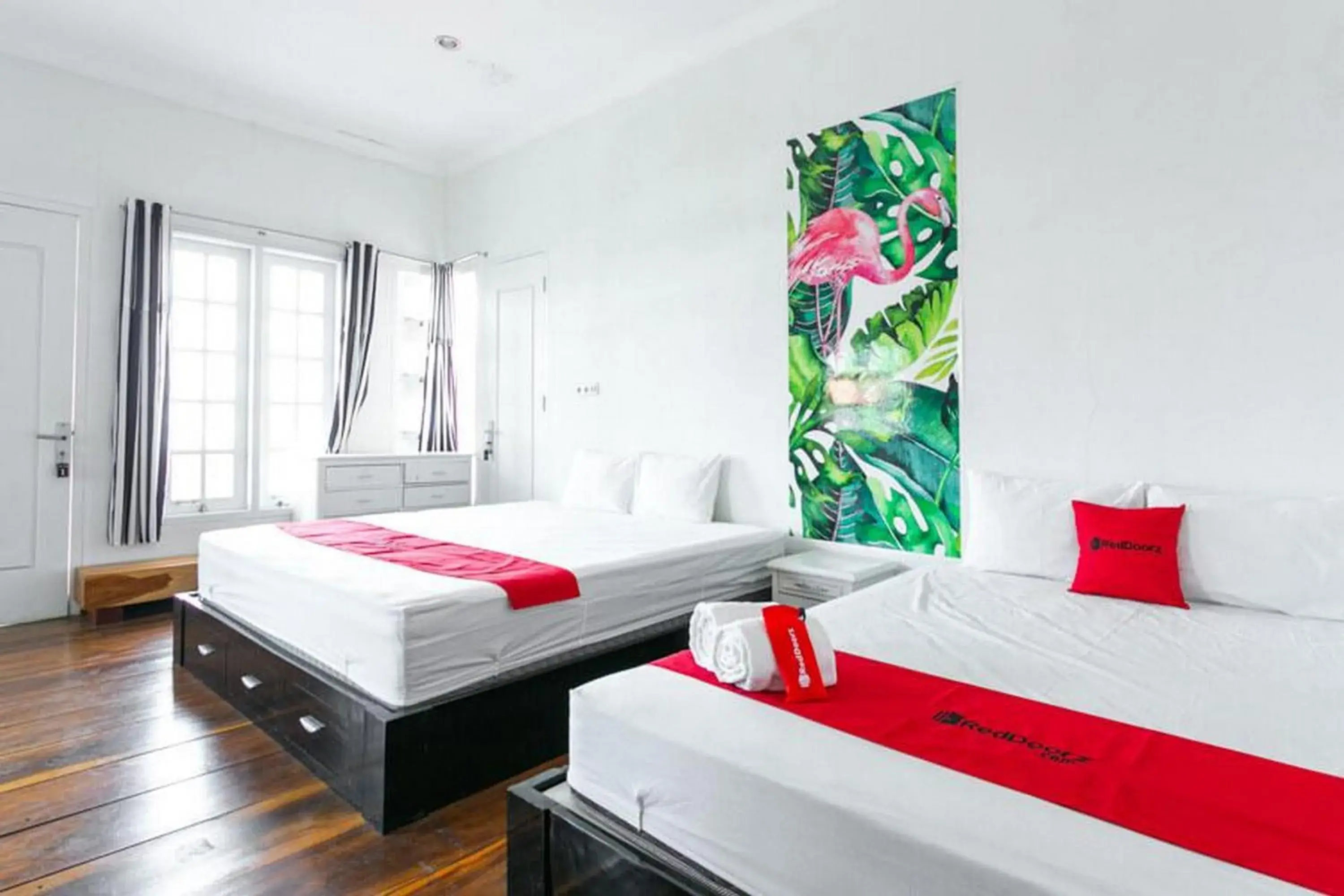 Bed in RedDoorz near Grojogan Sewu Tawangmangu Bed in RedDoorz near Grojogan Sewu Tawangmangu