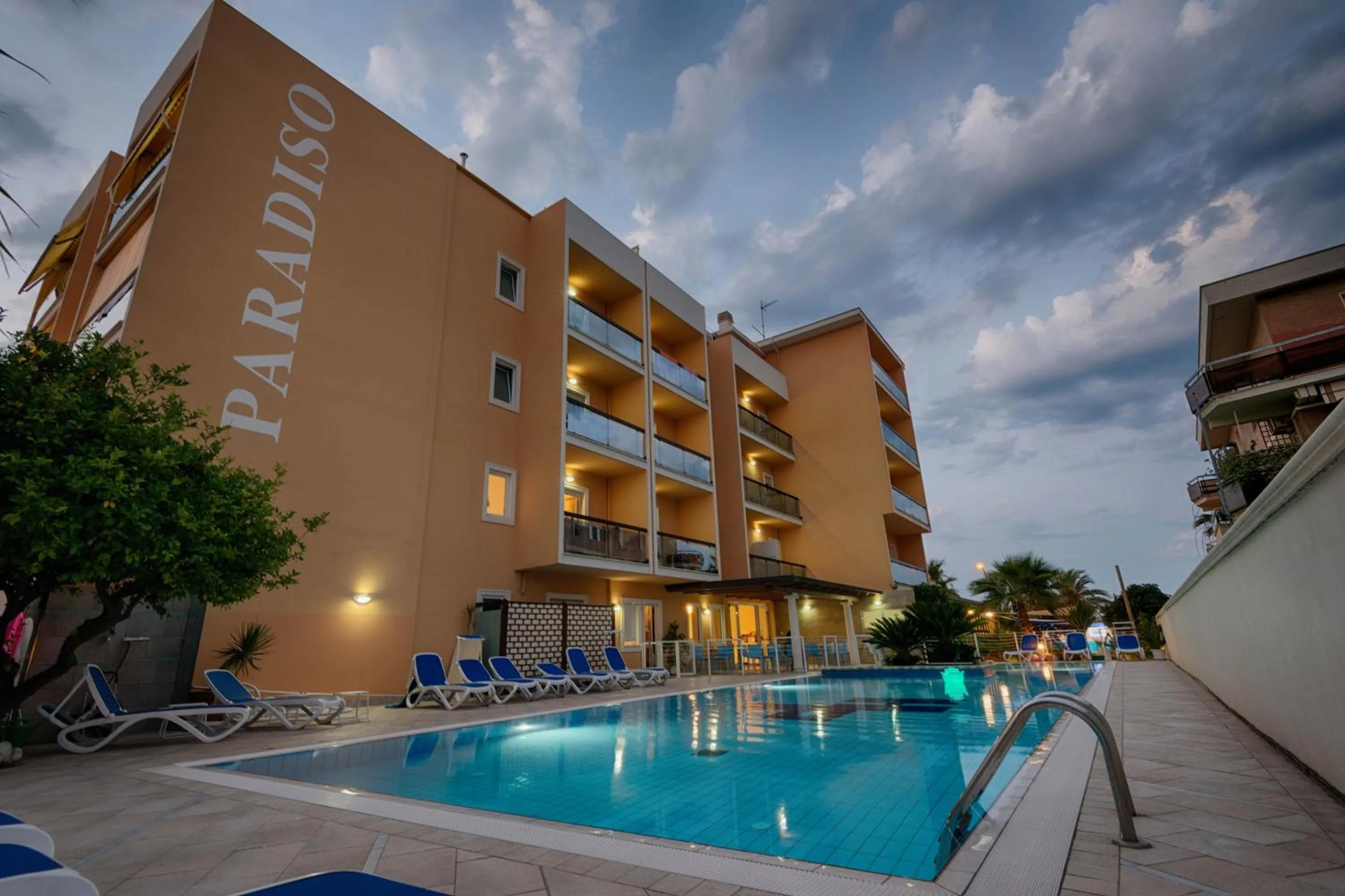 Property building in Hotel Paradiso