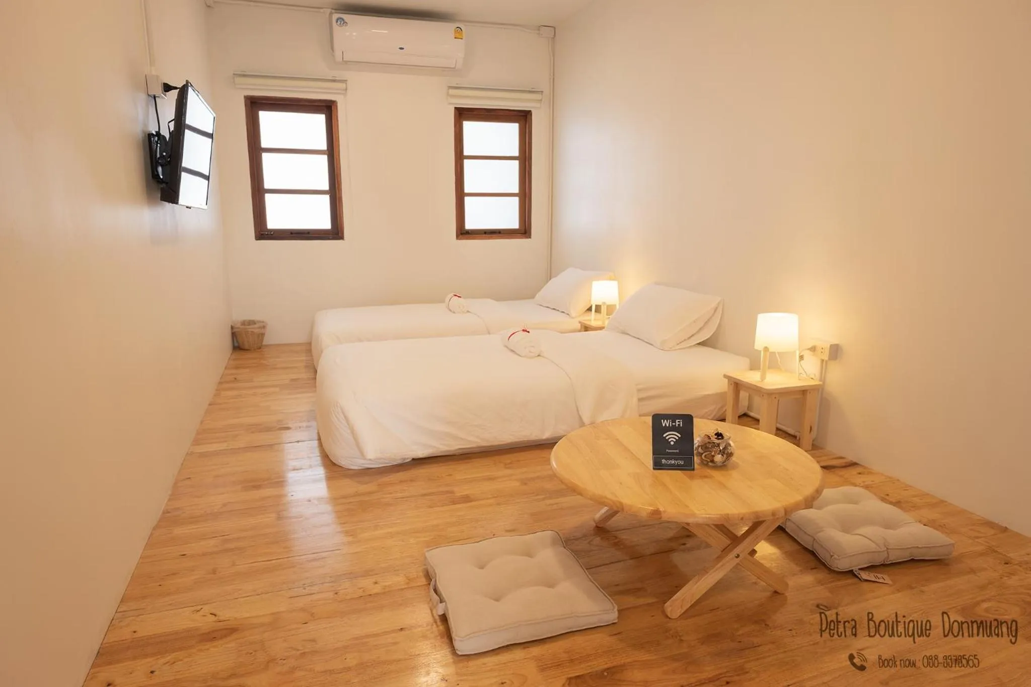 Bedroom, Bed in Petra Boutique Donmuang