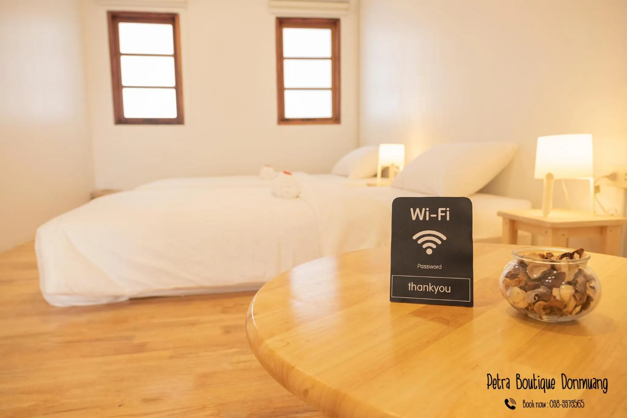 Bedroom, Bed in Petra Boutique Donmuang