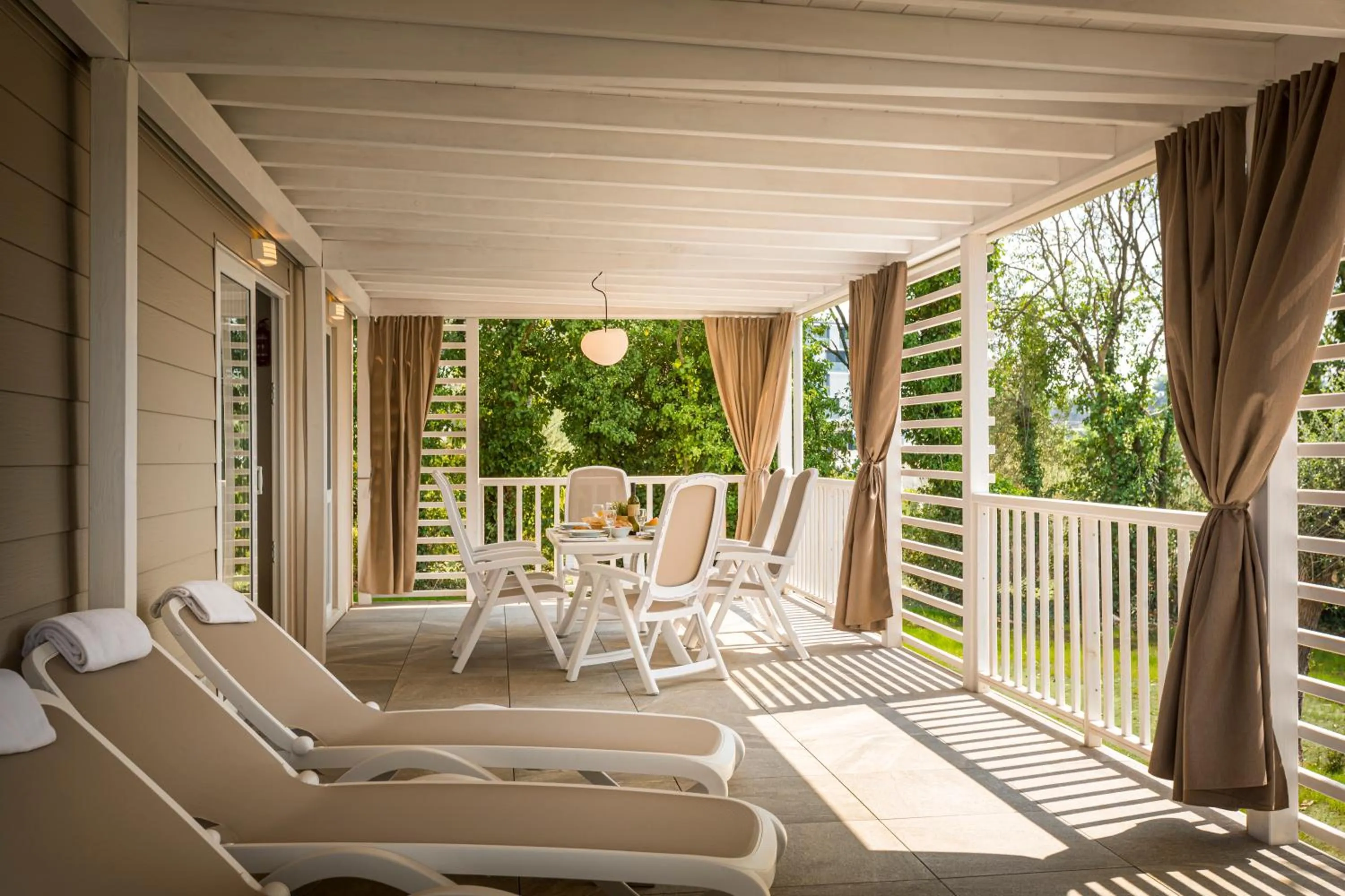 Balcony/Terrace in Maistra Camping Amarin Mobile homes