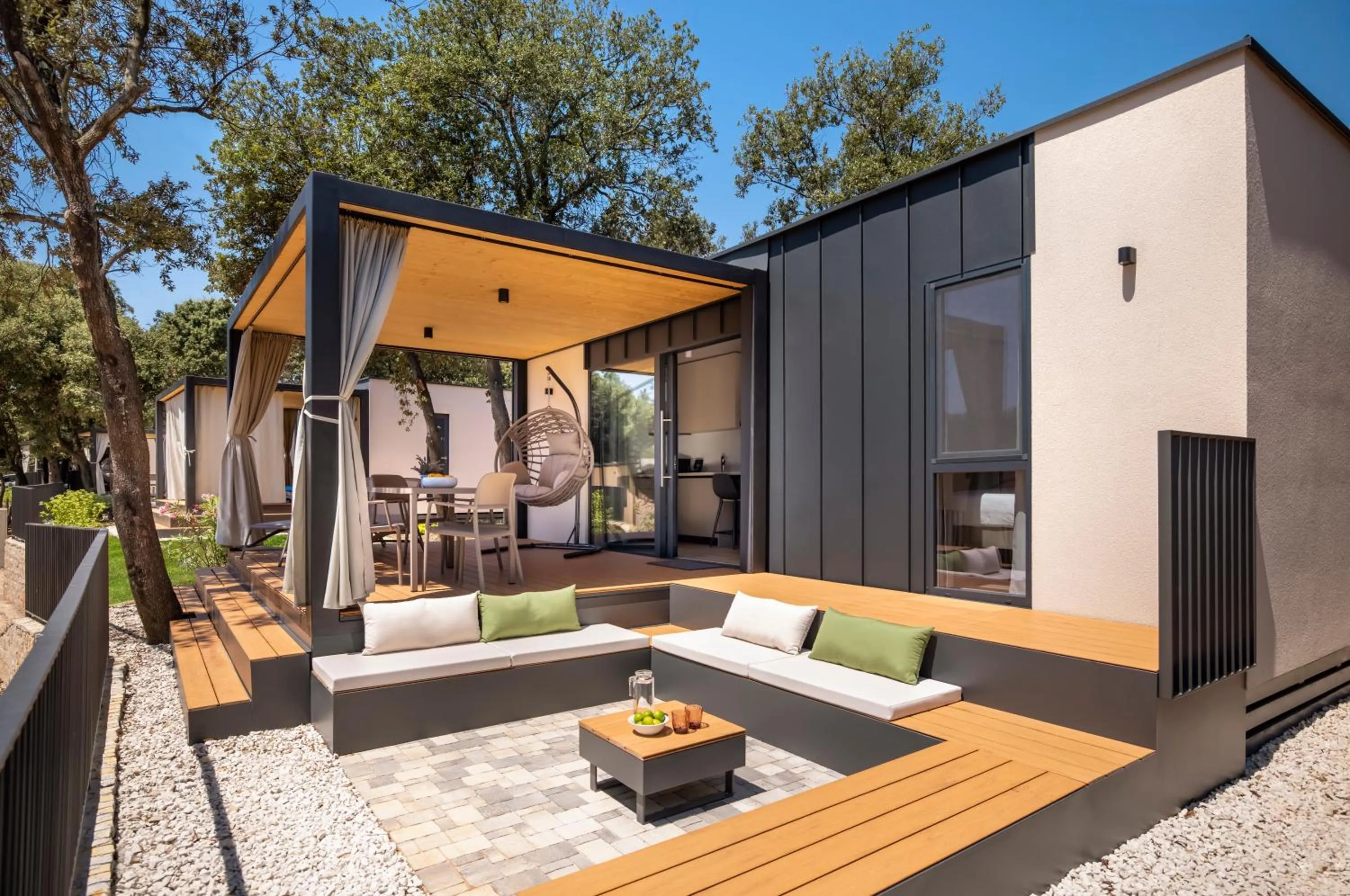 Garden view in Maistra Camping Amarin Mobile homes