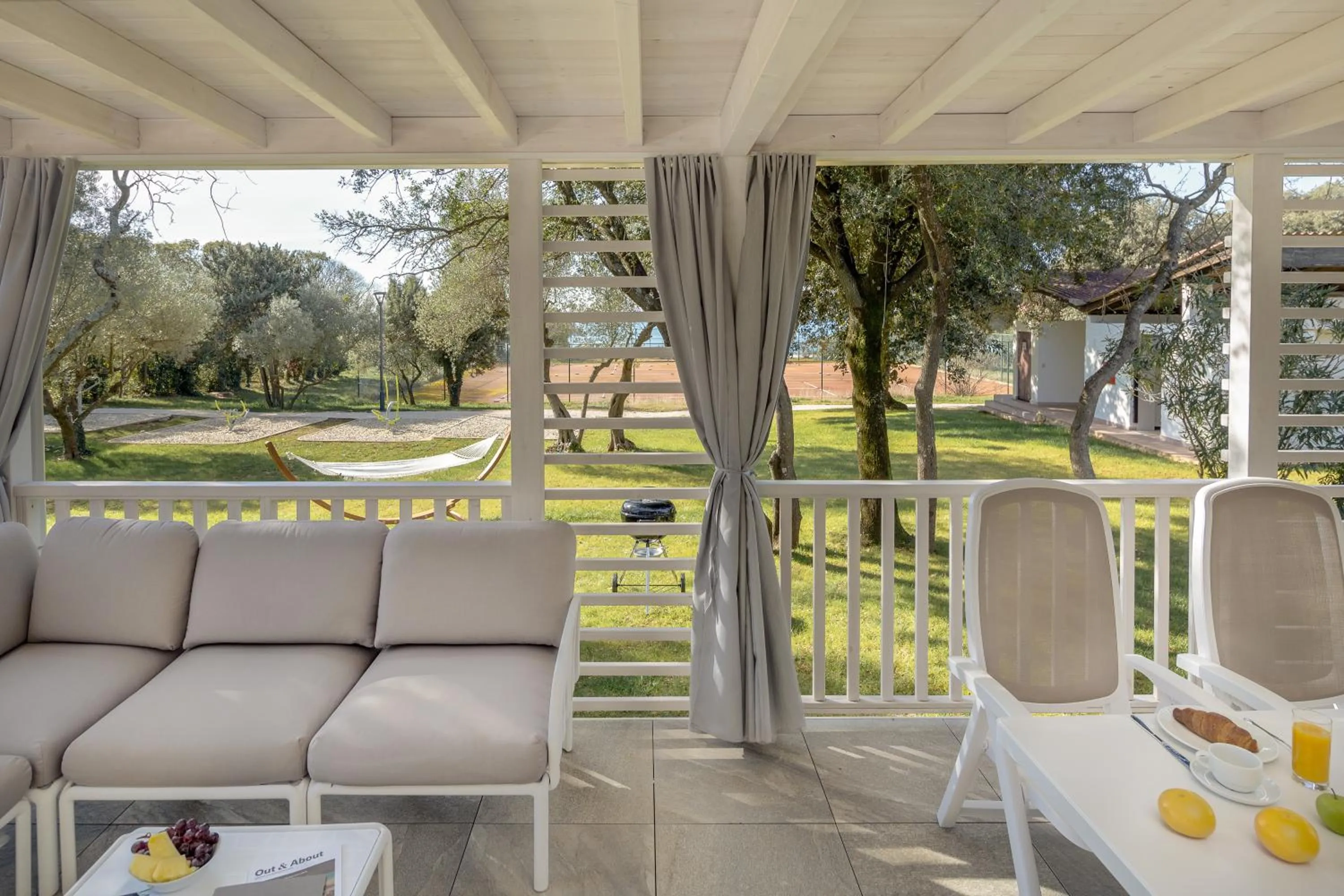 Balcony/Terrace in Maistra Camping Amarin Mobile homes