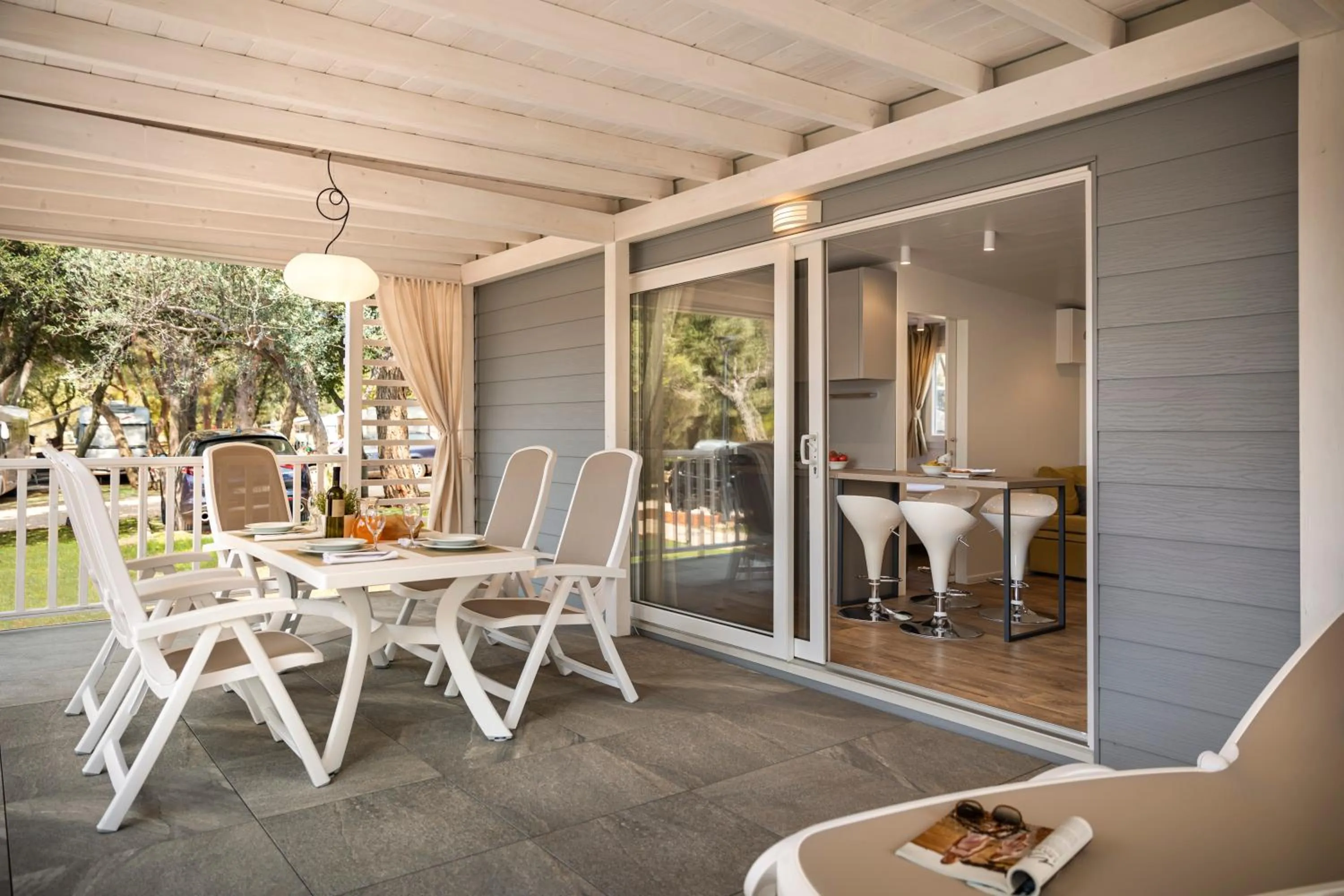 Balcony/Terrace in Maistra Camping Amarin Mobile homes