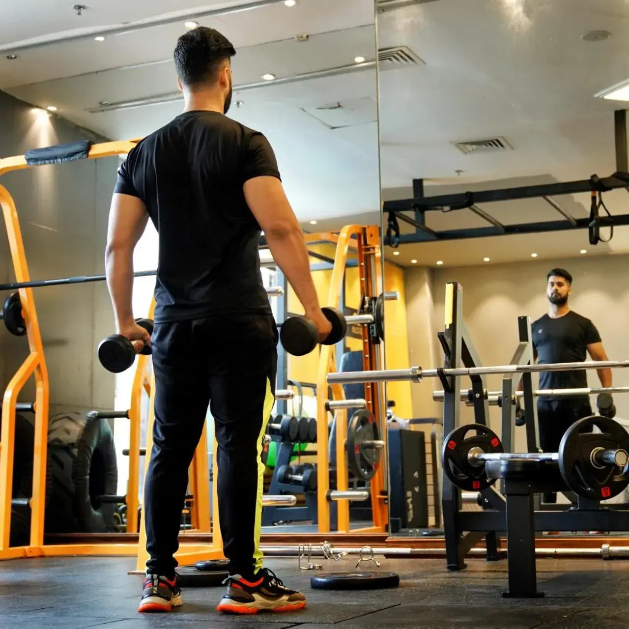 Fitness centre/facilities in Indigo Heights Hotel & Suites Fitness centre/facilities in Indigo Heights Hotel & Suites