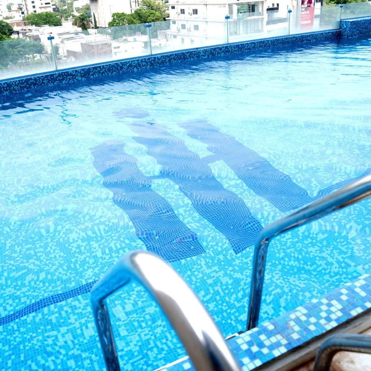 Swimming pool in Indigo Heights Hotel & Suites