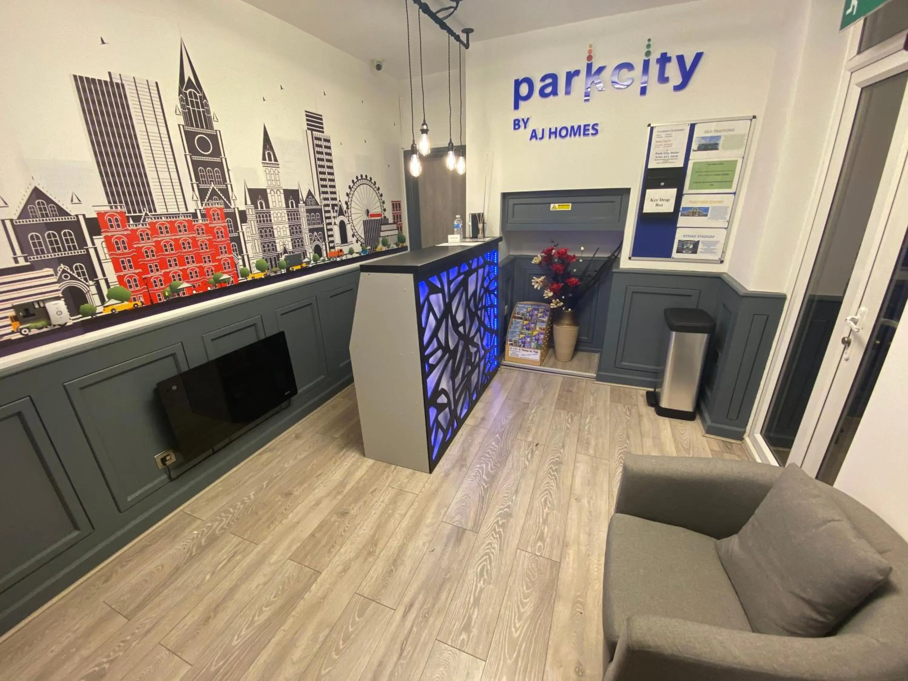 Lobby or reception in Park City Suites Hotel