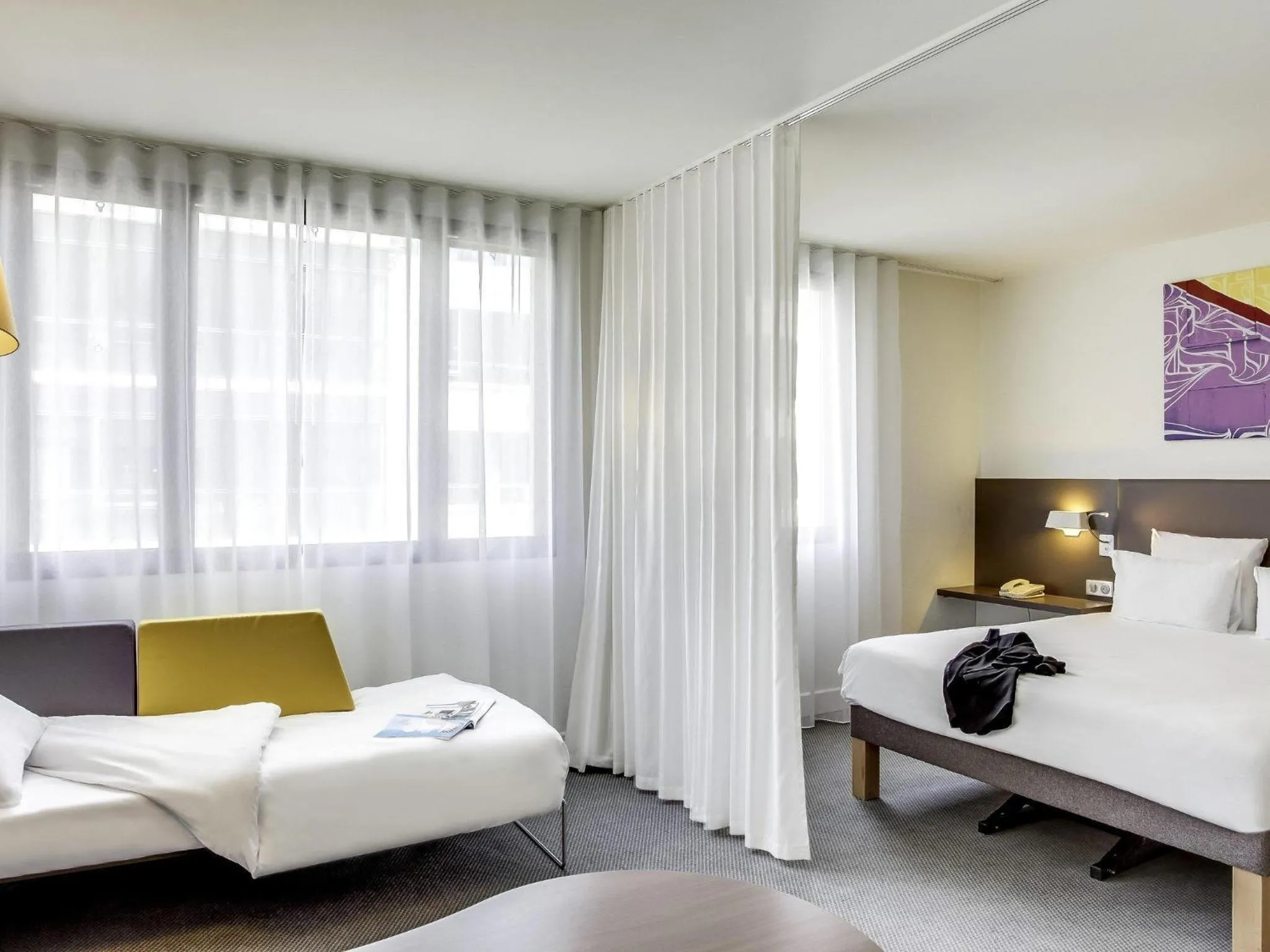 Bedroom, Bed in Novotel Suites Paris Stade de France