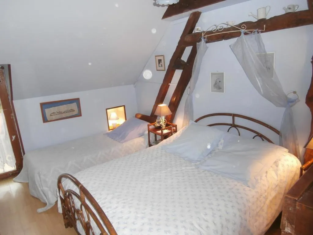 Bedroom, Bed in GITE LES HAUTES MOUGONNIERES