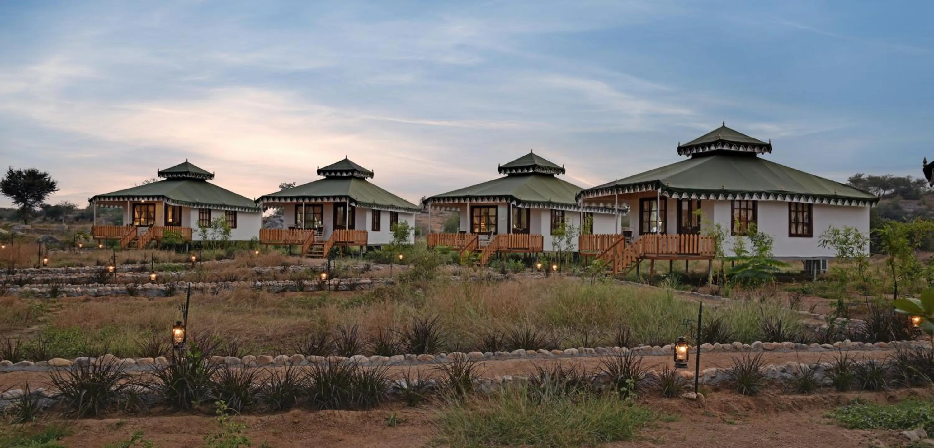 Property building in Jawai Leopard Safari Lodge