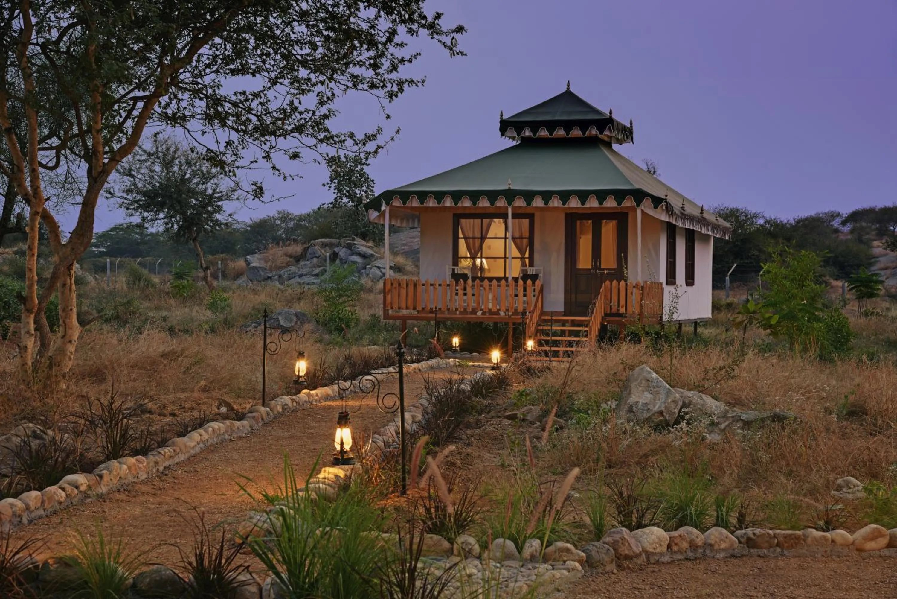 Property building in Jawai Leopard Safari Lodge
