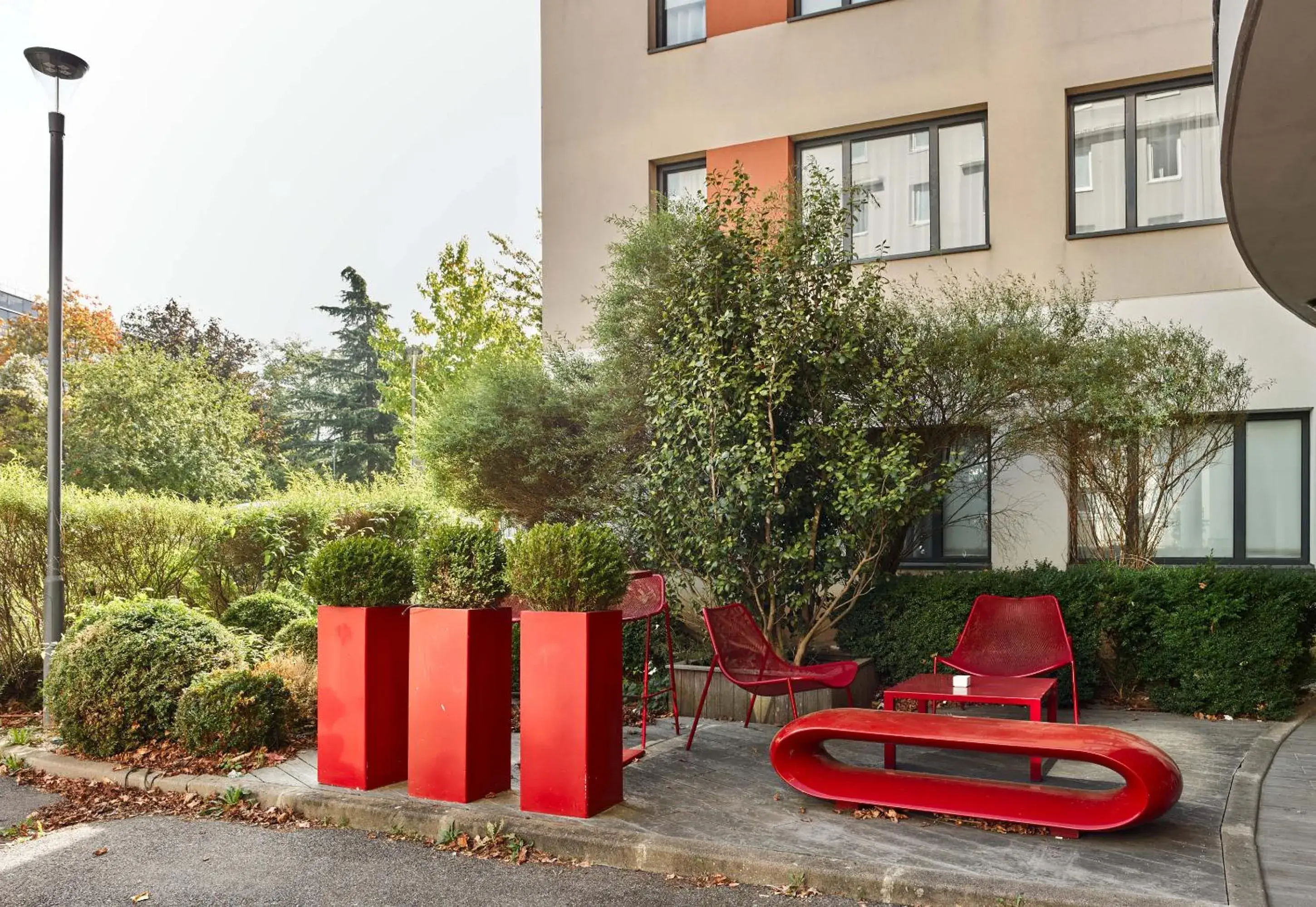 Patio, Children's Play Area in Novotel Suites Paris Velizy