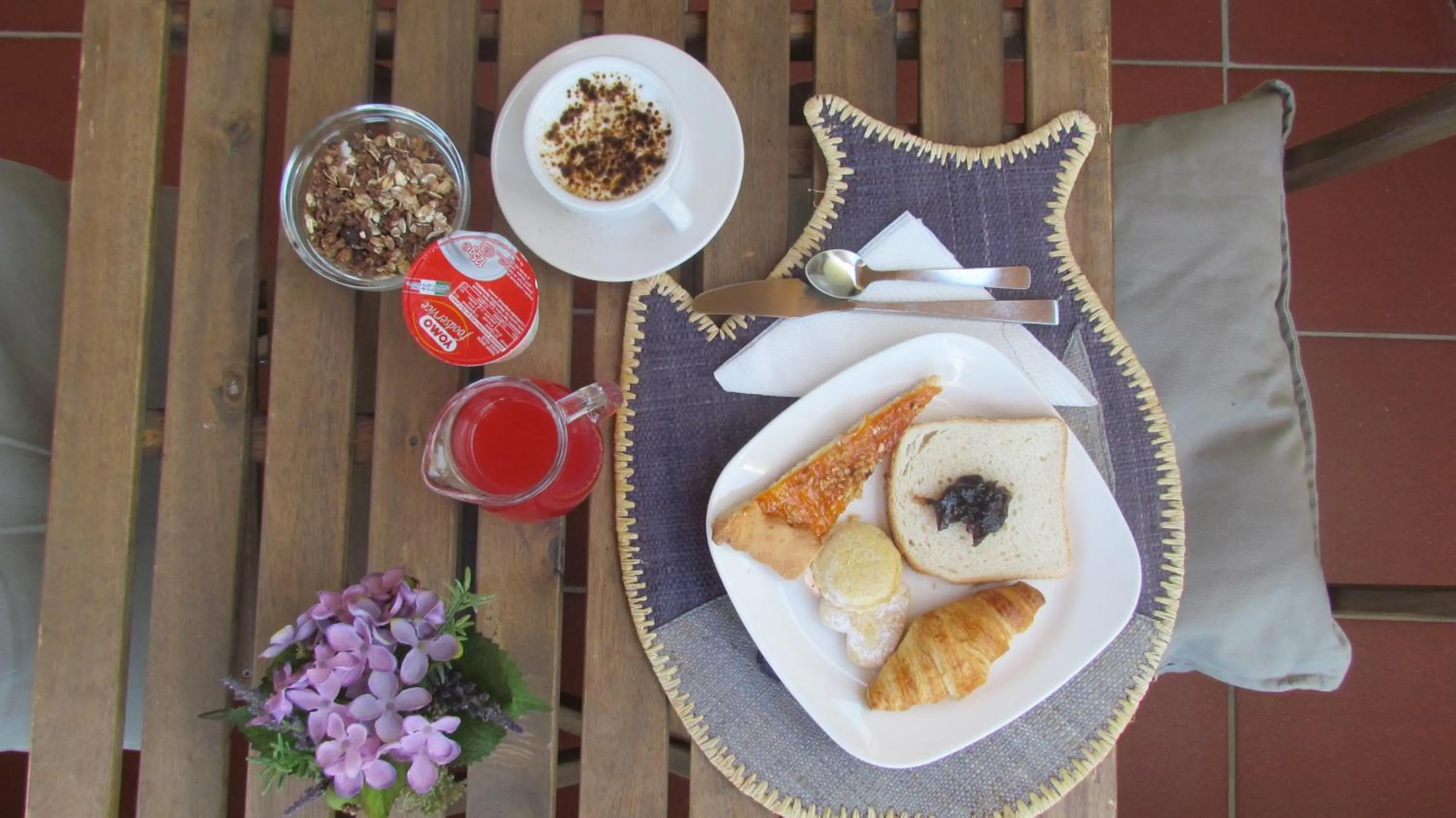 Patio in B&B Il Cappero