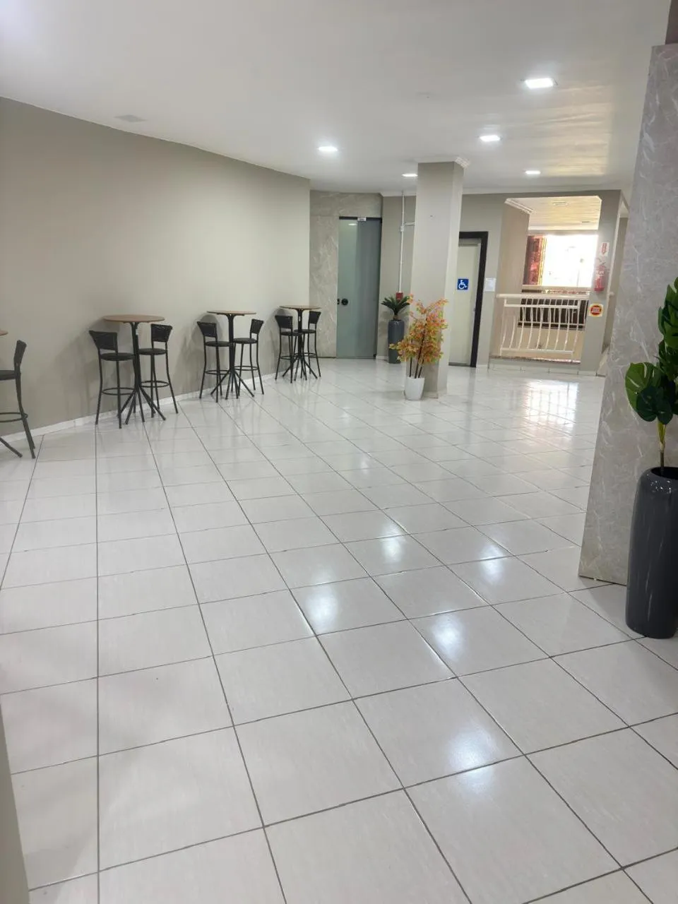 Seating area in Pousada Center