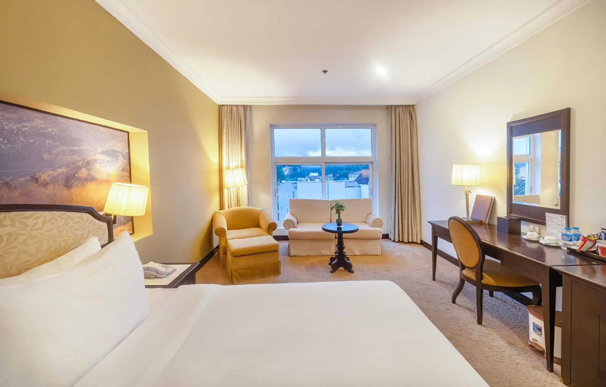 Bed in La Sapinette Hotel Dalat