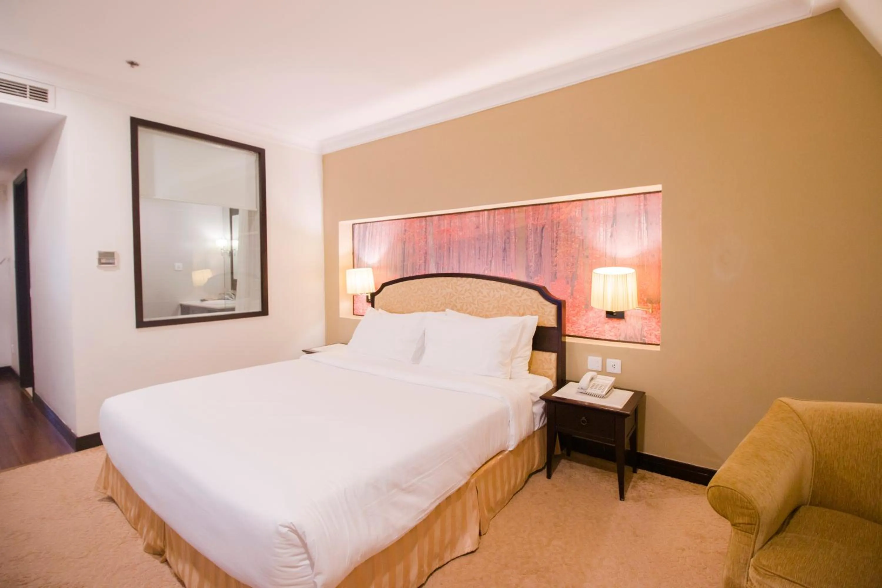 Bed in La Sapinette Hotel Dalat