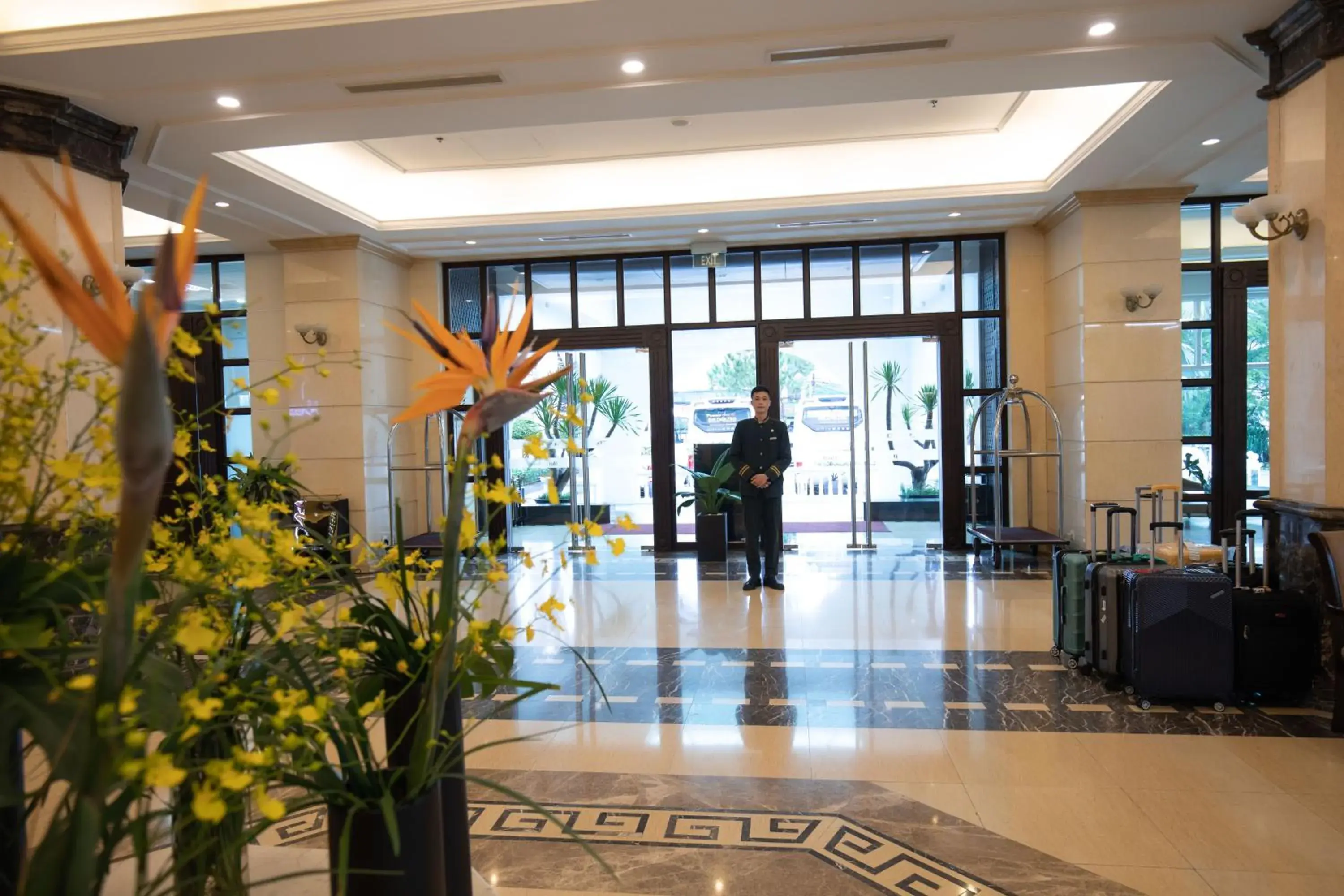 Lobby or reception in La Sapinette Hotel Dalat Lobby or reception in La Sapinette Hotel Dalat