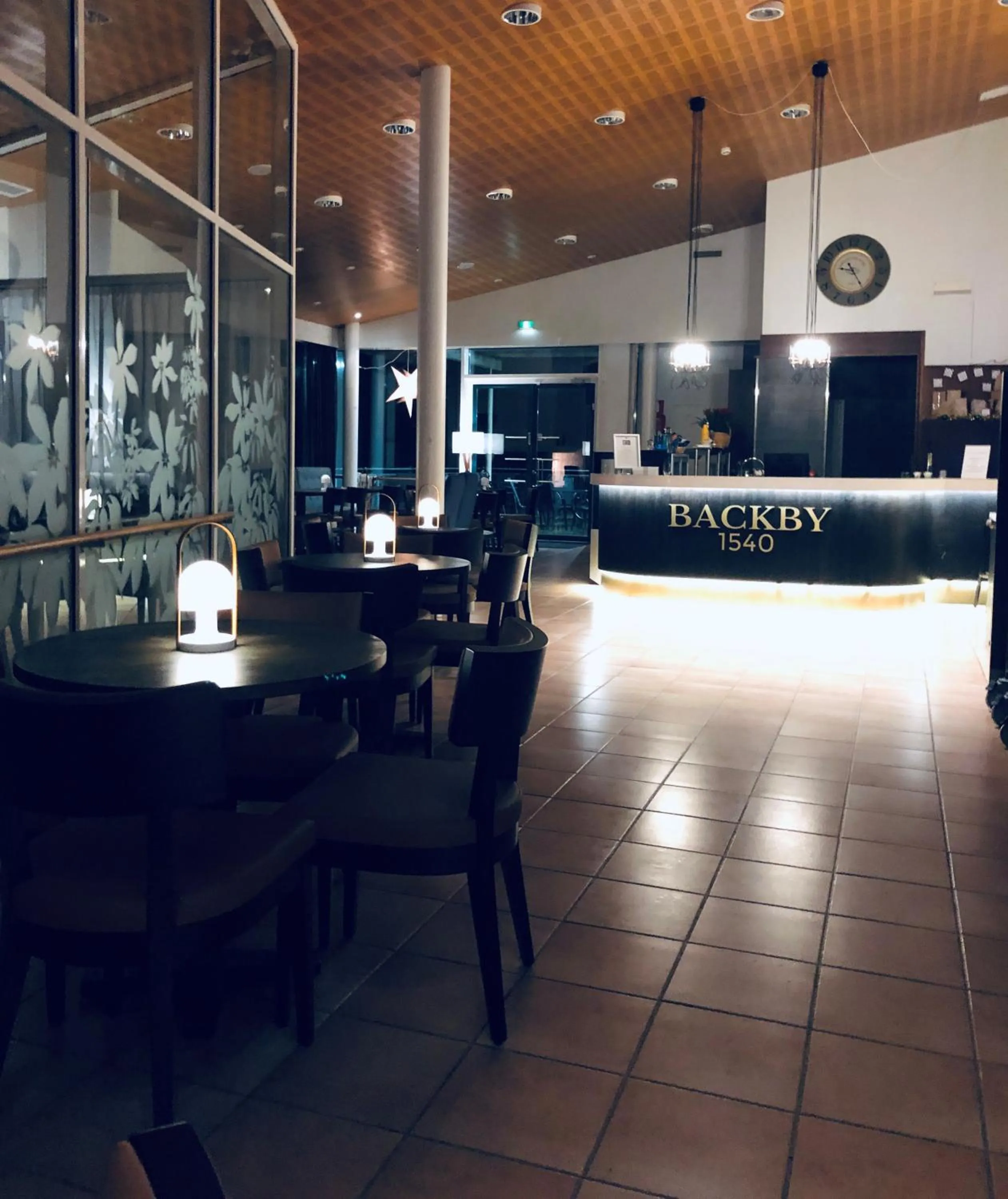 Lobby or reception in Backbyn Kartano