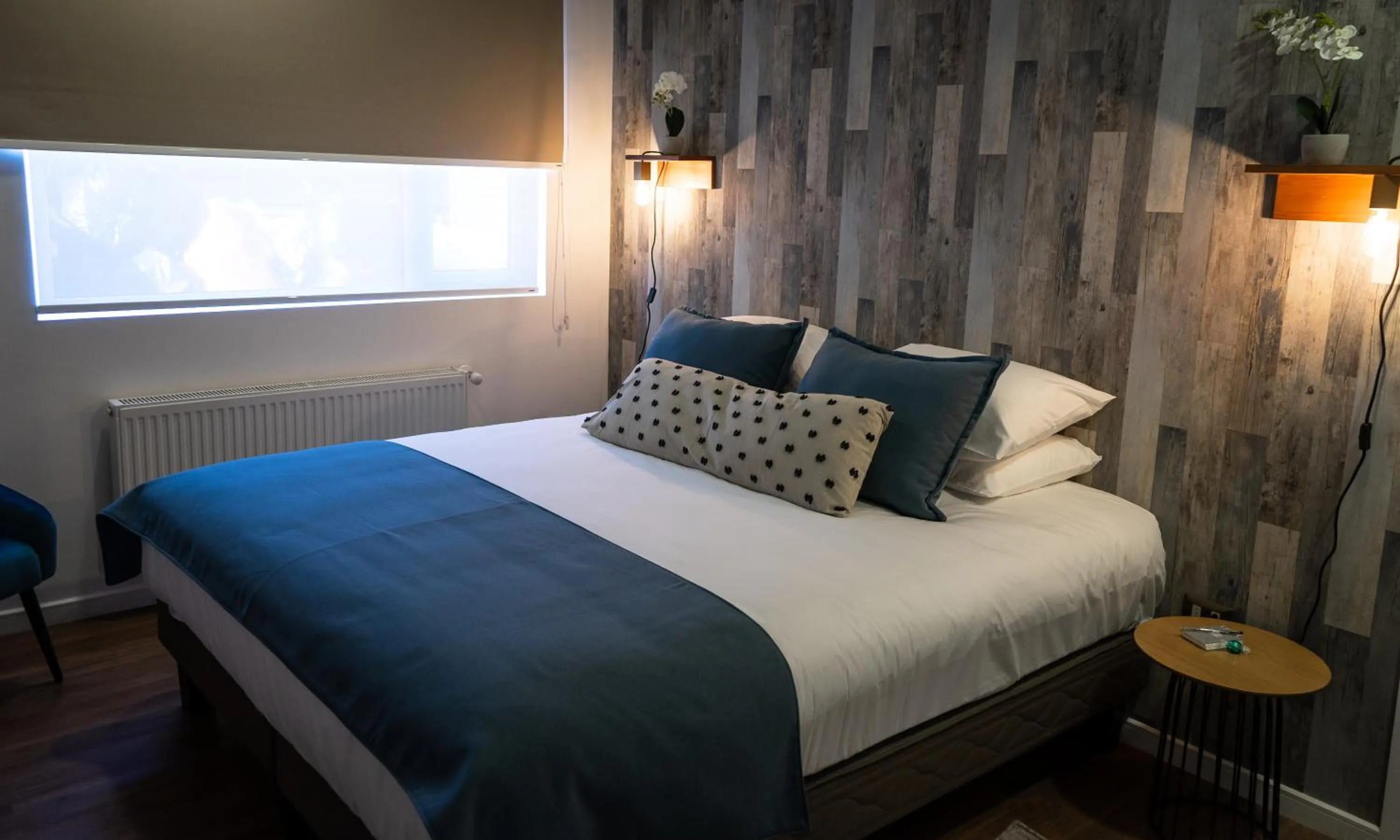 Bed in Hotel Boutique Restaurant Kran Kreen