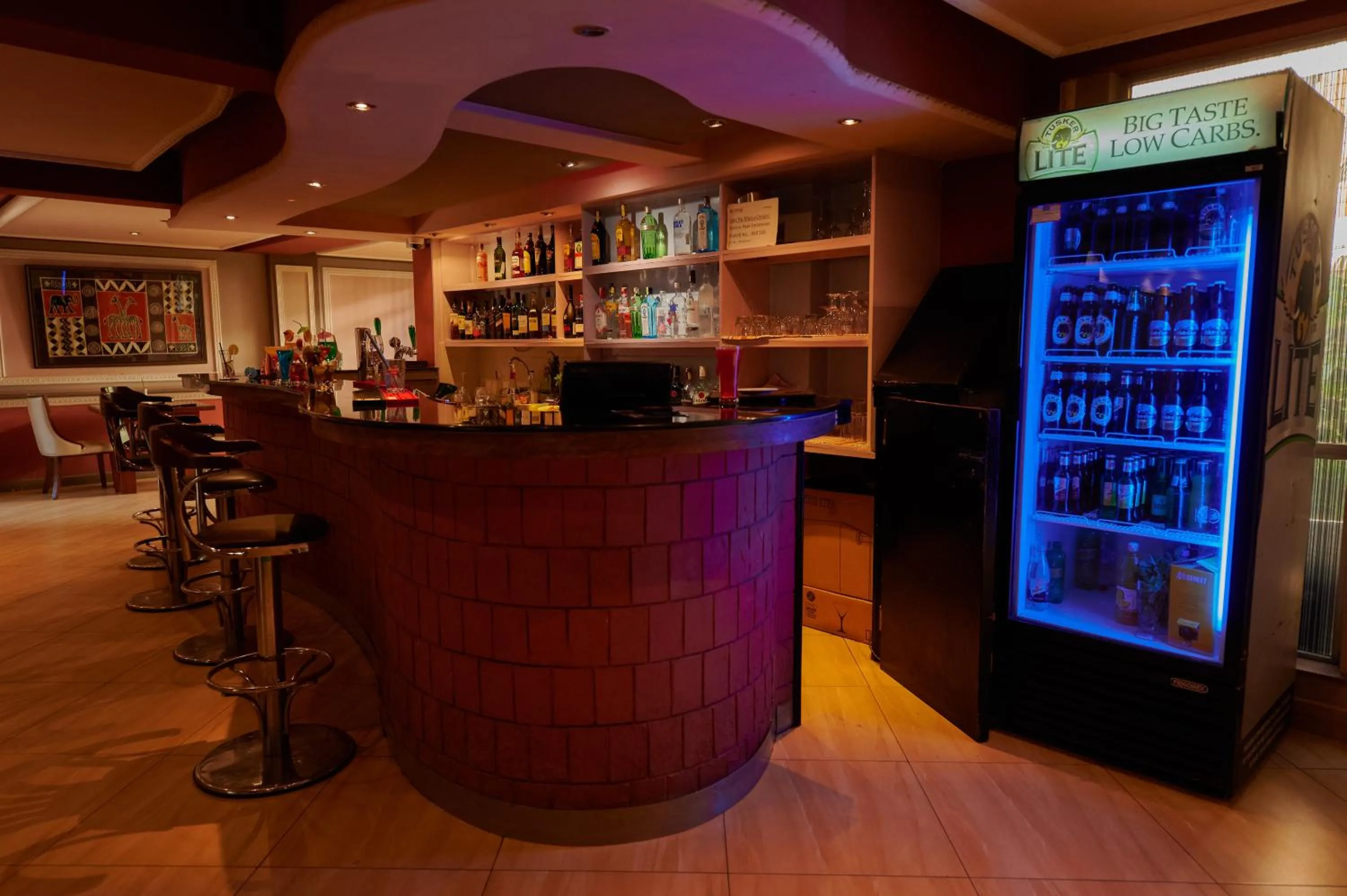 Lounge or bar in Batians Apartment Hotel