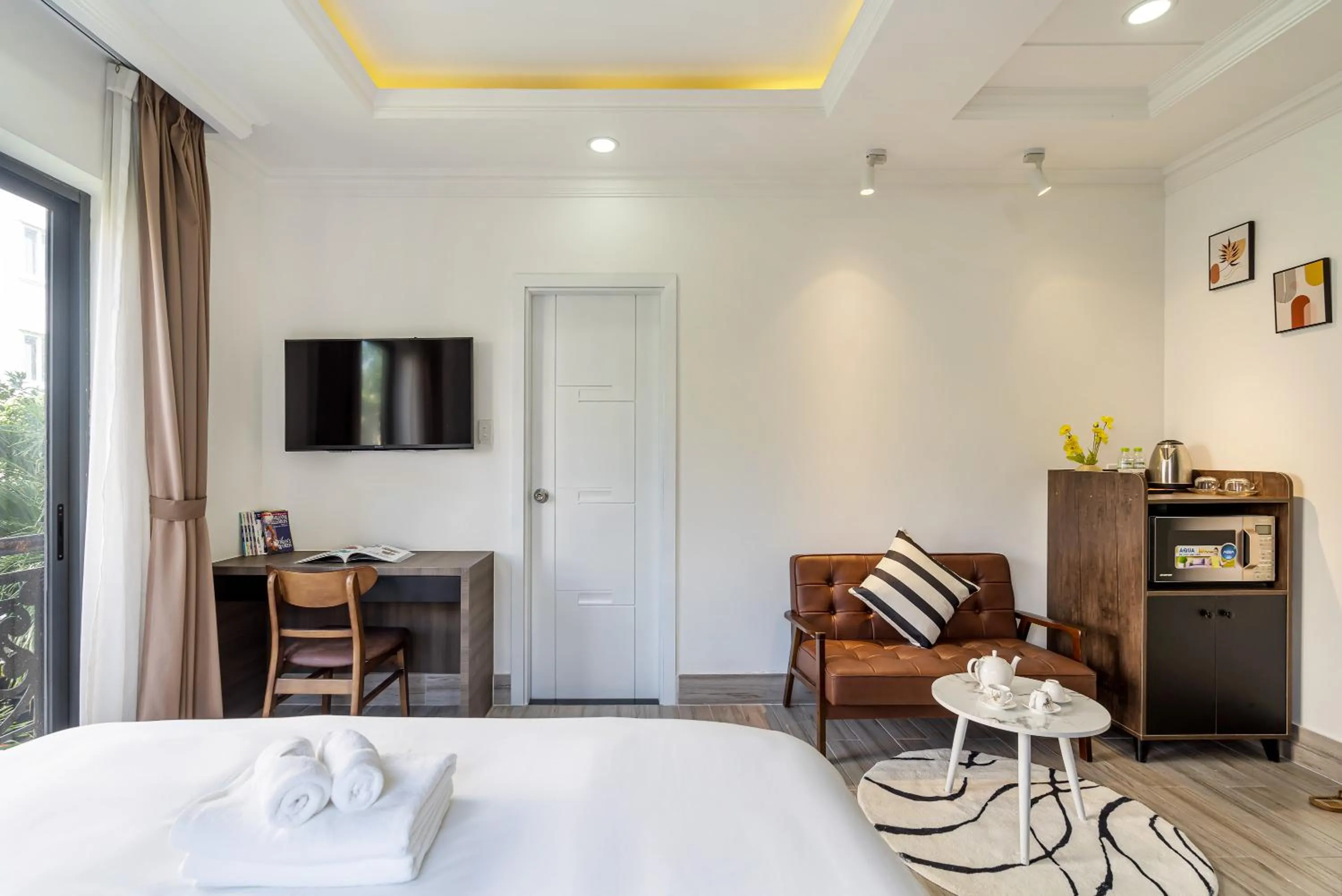 Bathroom, Bed in The Royal LandPark - Phu My Hung