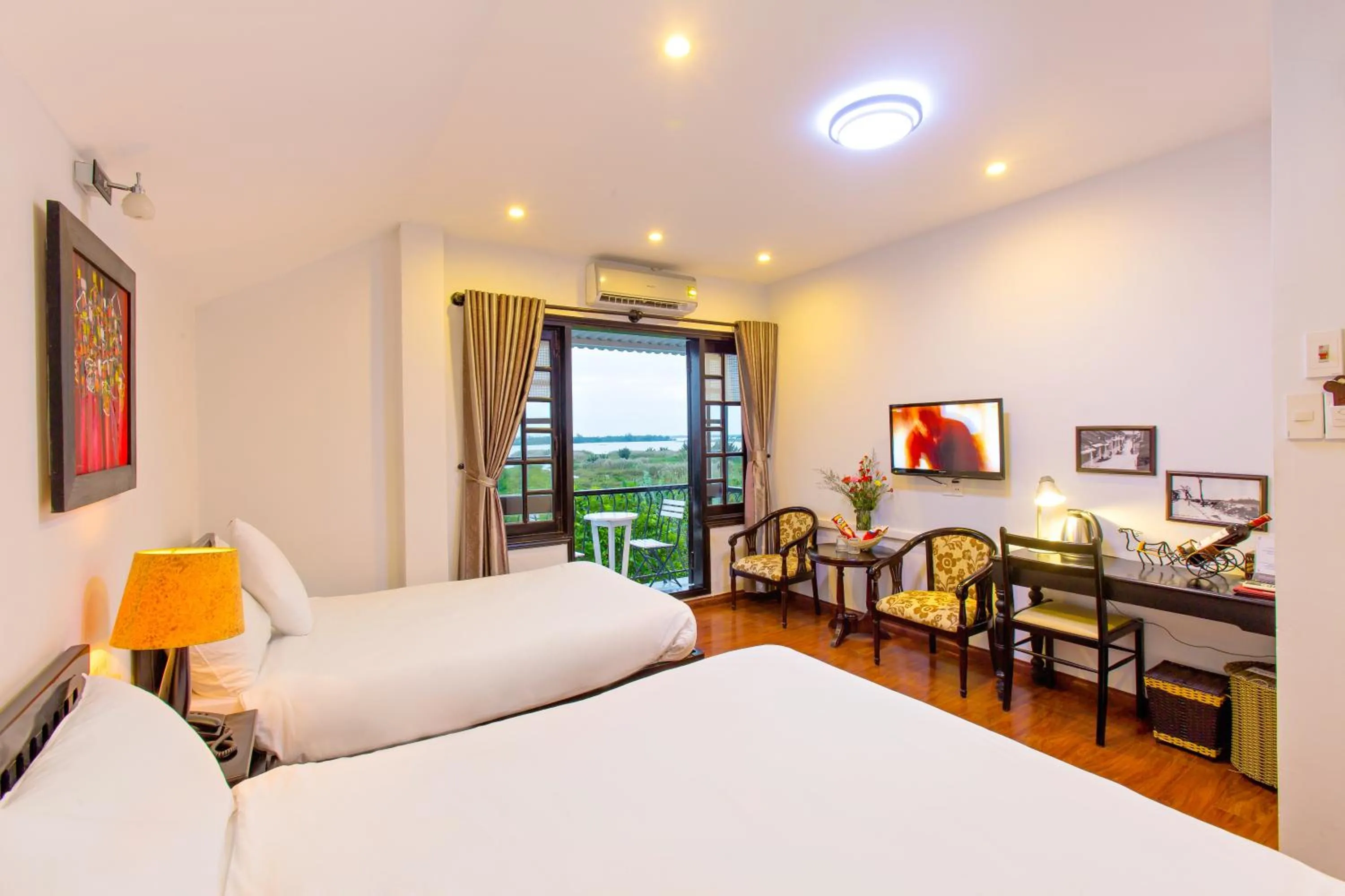 Bed in Riverside Impression Villa